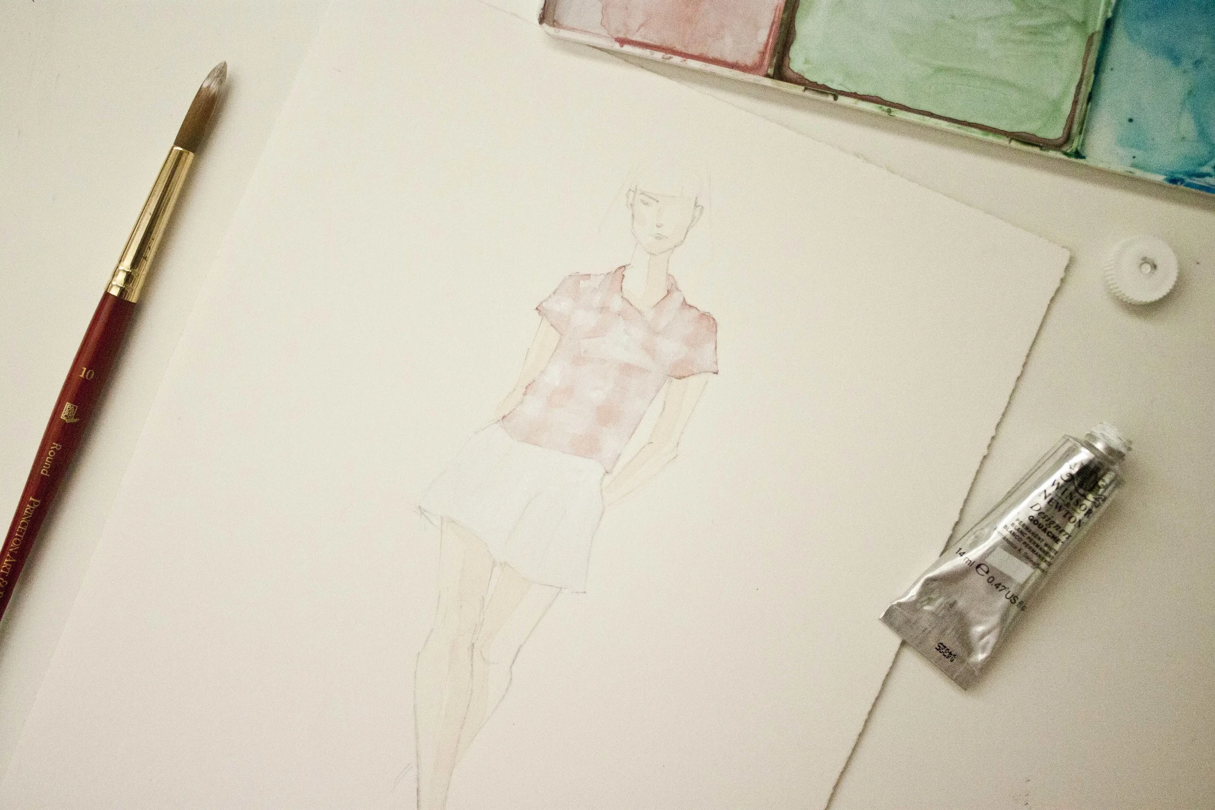 Oscar de la Renta's Spring 2015 illustrated by Victoria-Riza