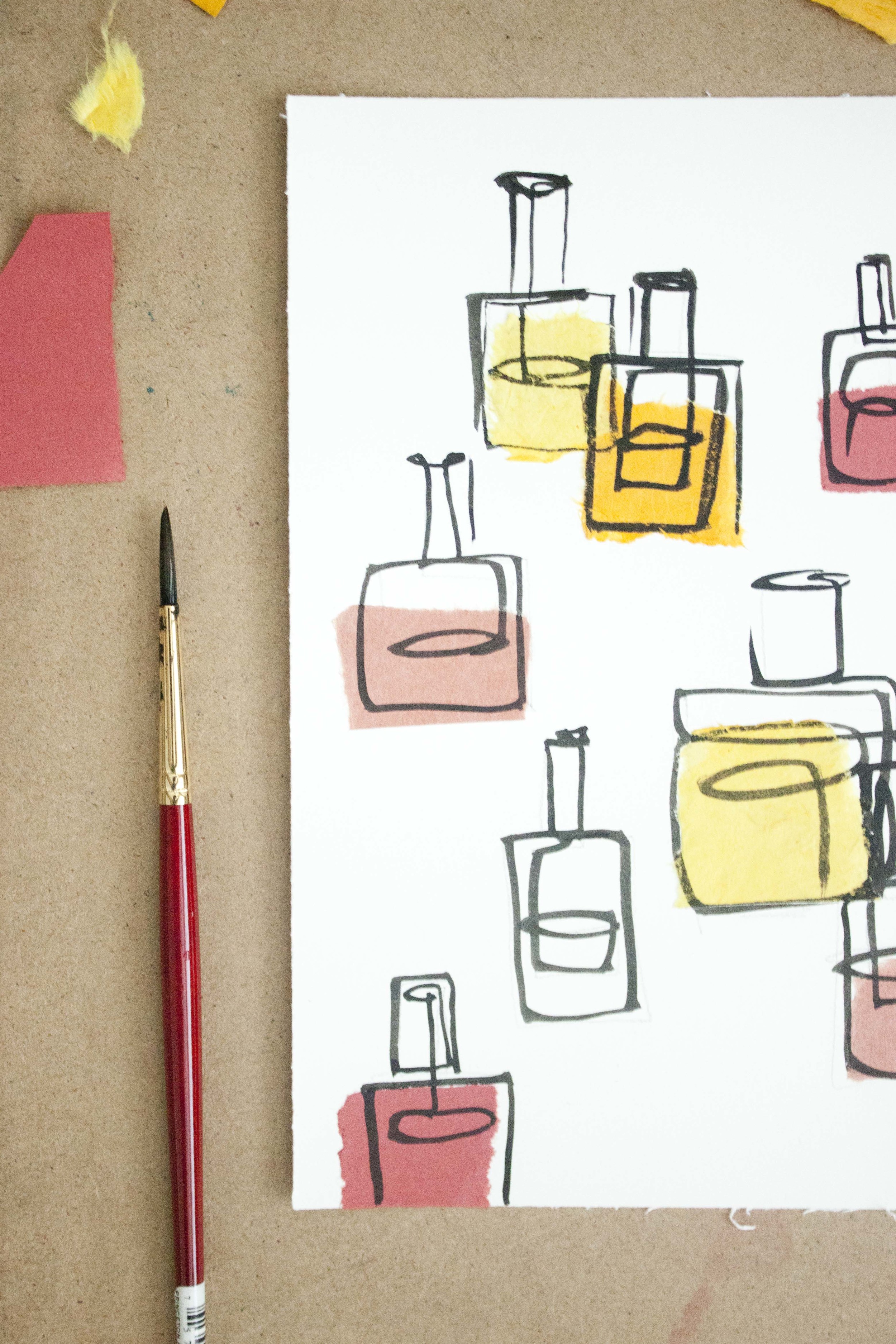 Nail Polish Illustration by Victoria-Riza