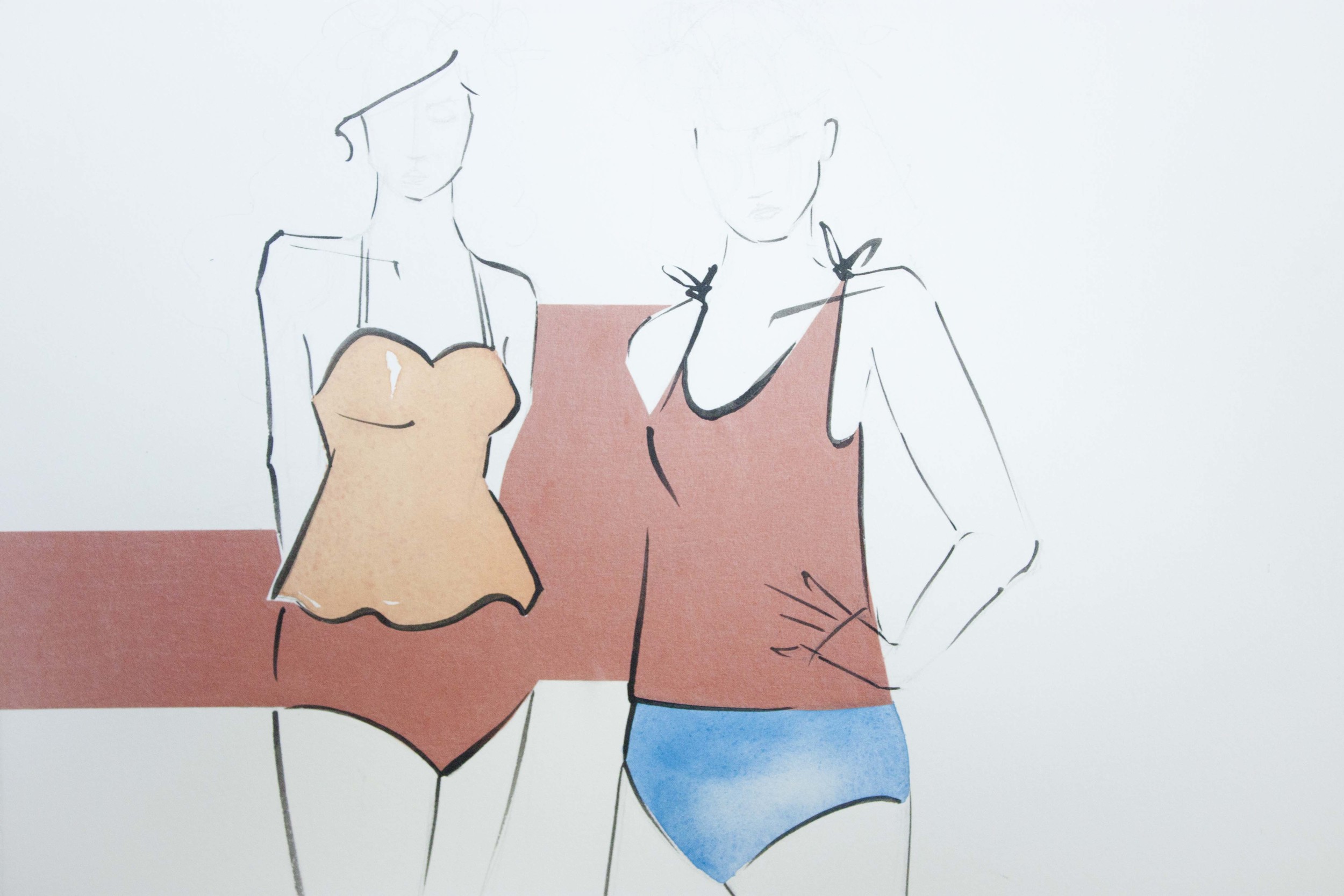 Kortni Jeane Swimsuit illustrated by Victoria-Riza