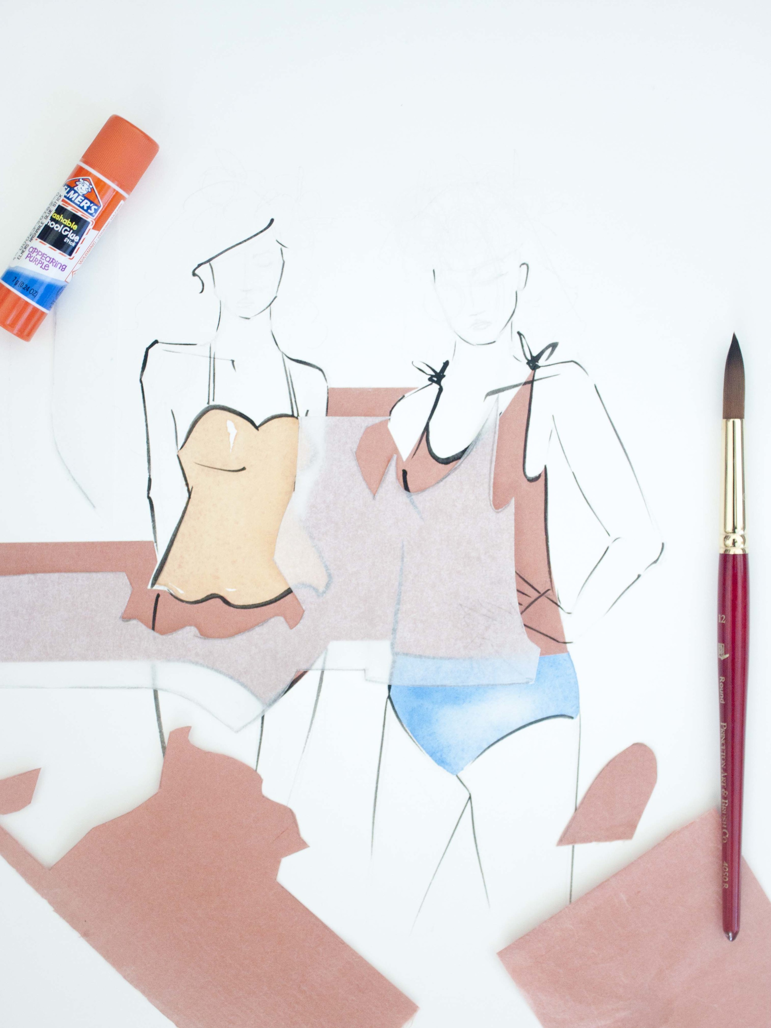 Kortni Jeane Swimsuit illustrated by Victoria-Riza