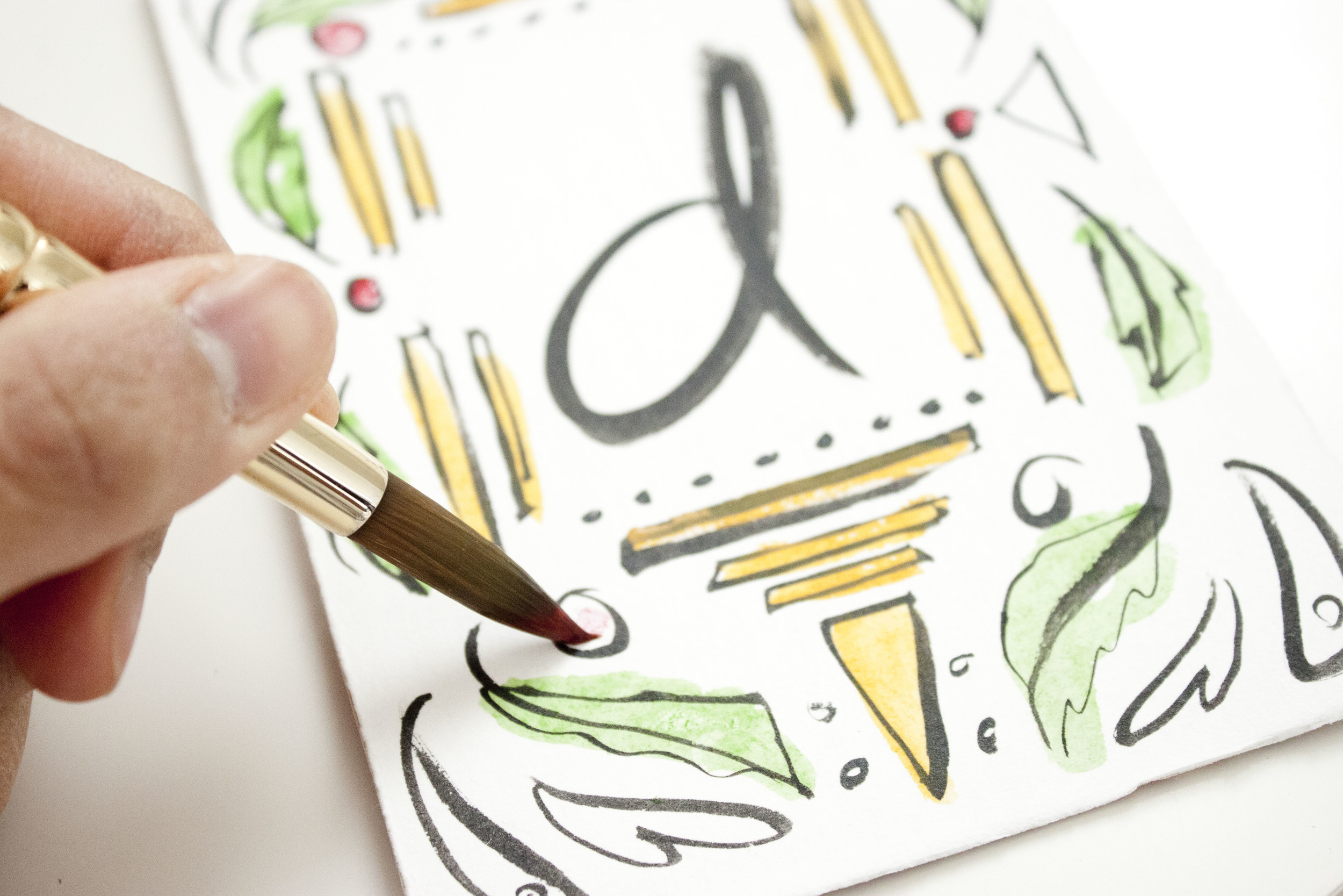 Victoria-Riza Illustration Christmas ABC Flash Cards
