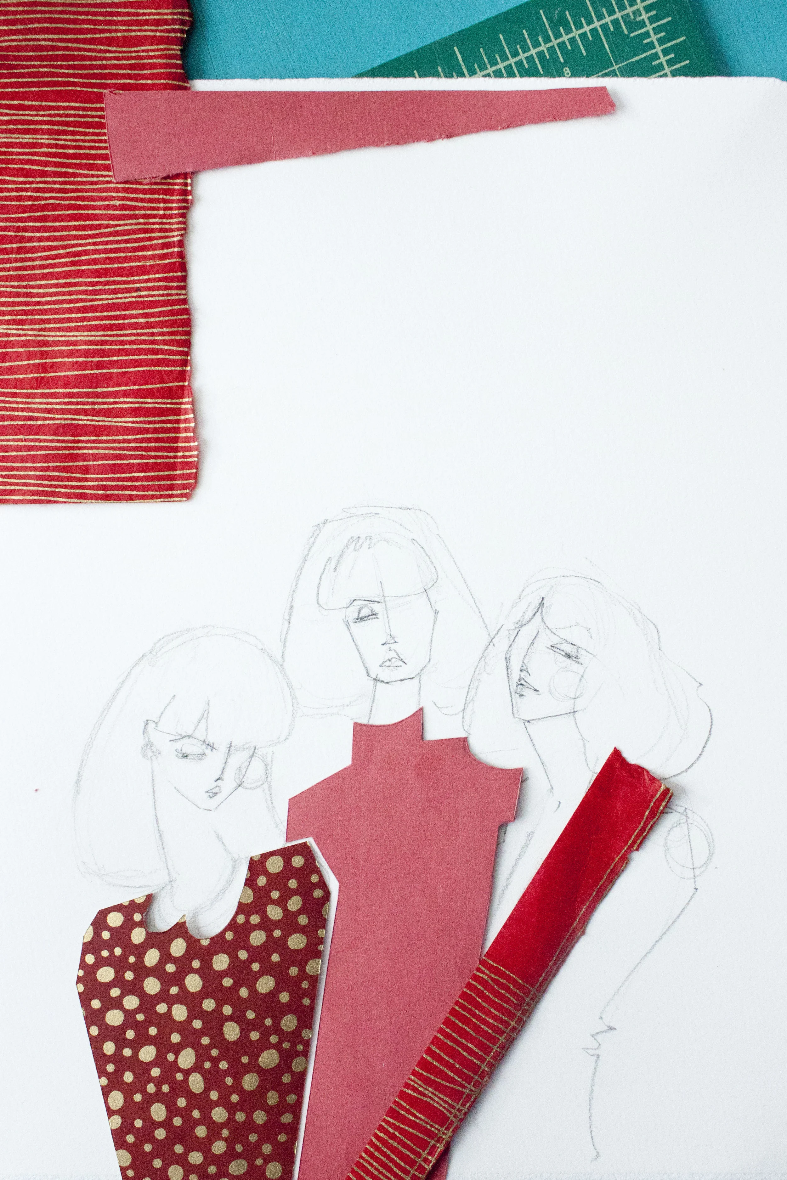 Victoria-Riza Fashion Illustration | Dressed for the Holidays