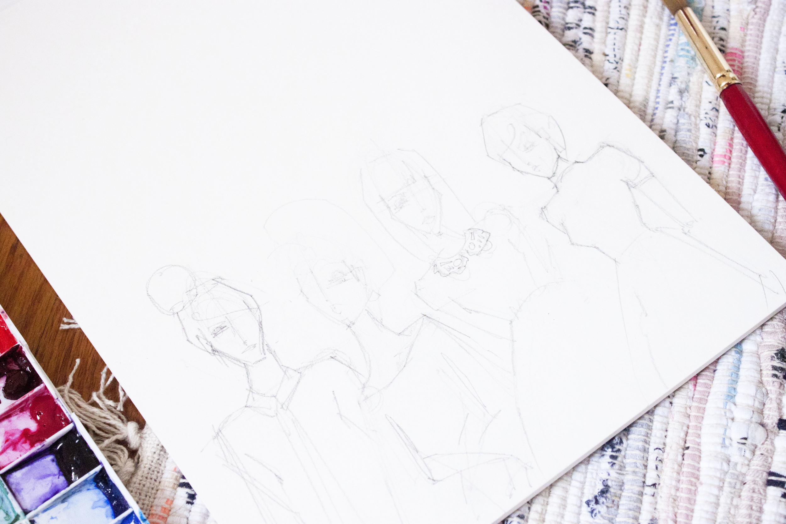 Victoria-Riza Fashion Illustrator | New Year's Eve
