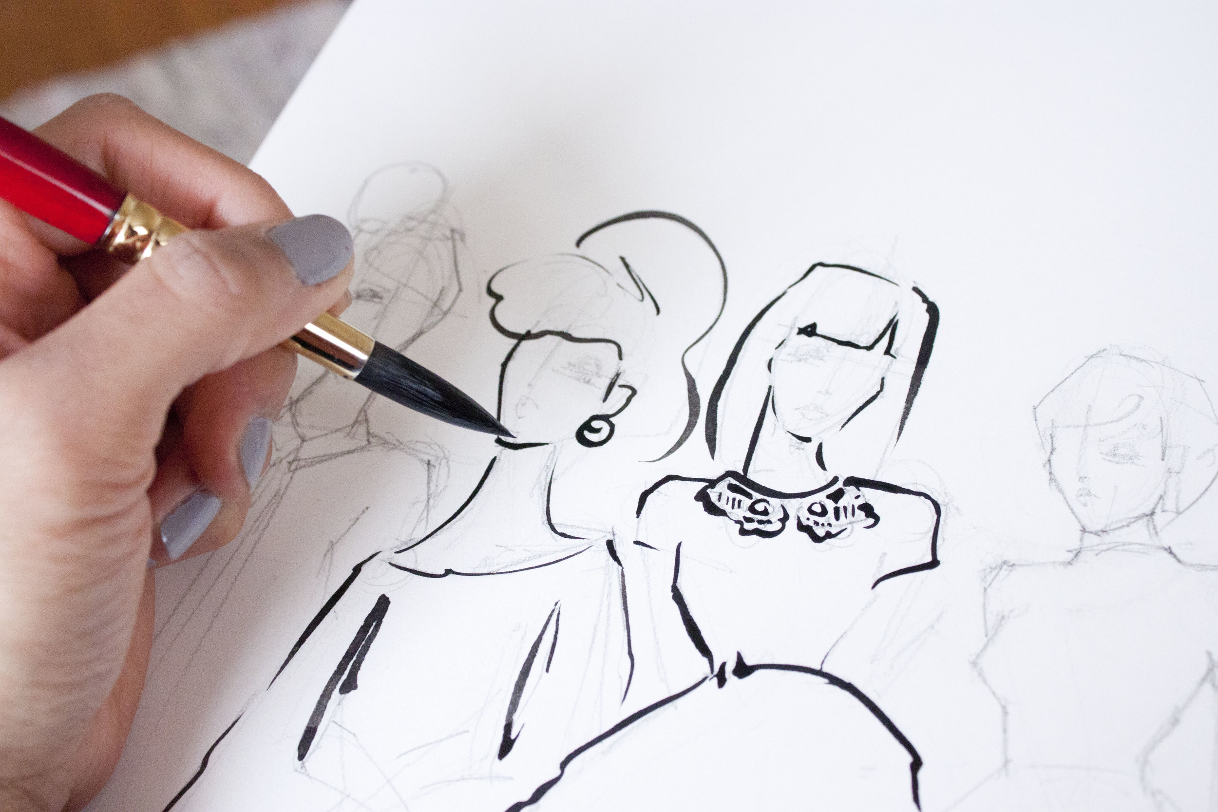 Victoria-Riza Fashion Illustrator | New Year's Eve