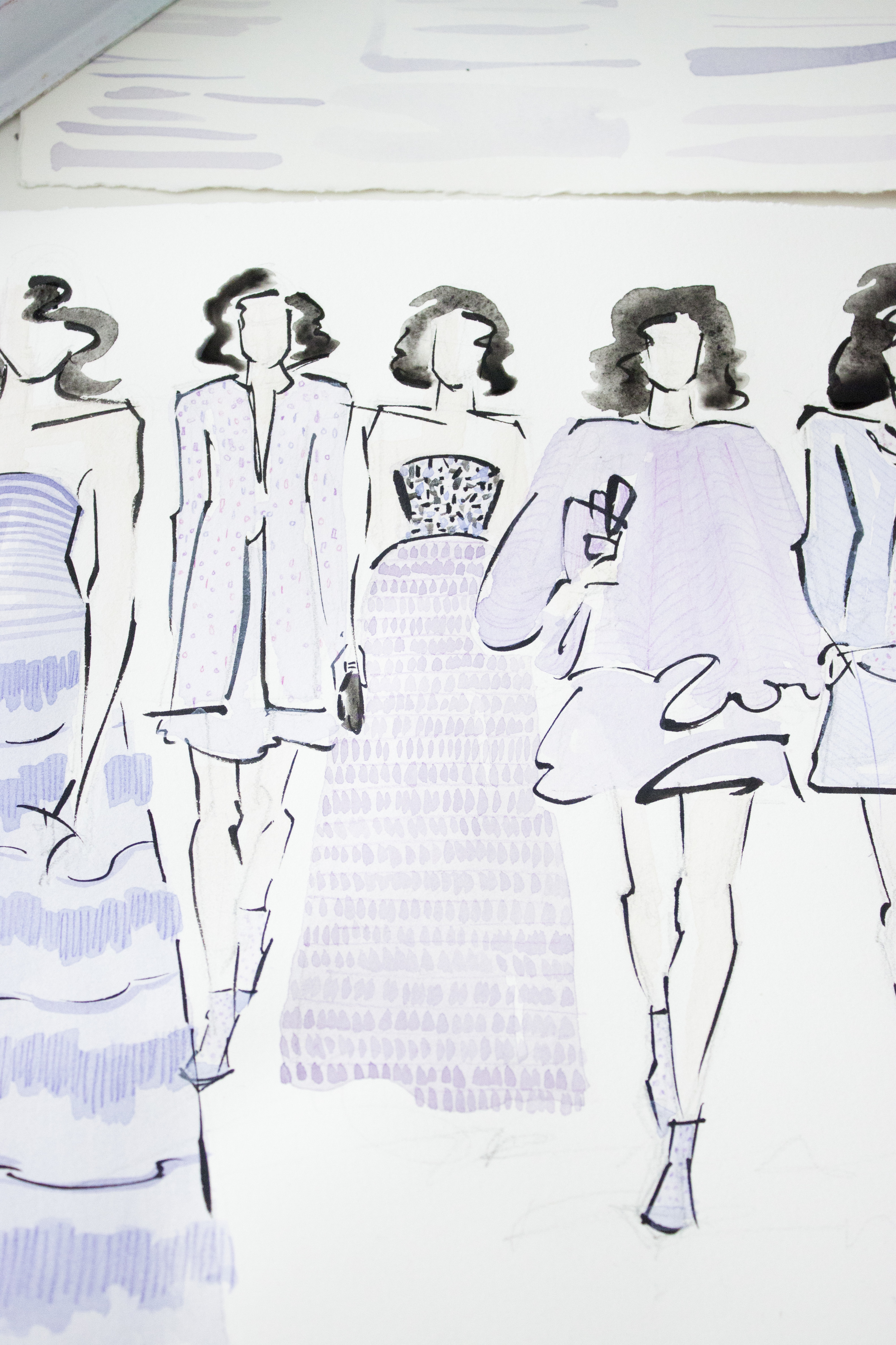Victoria-Riza | Fashion Illustrator | Paris Fashion Week | Armani Spring Couture 2016