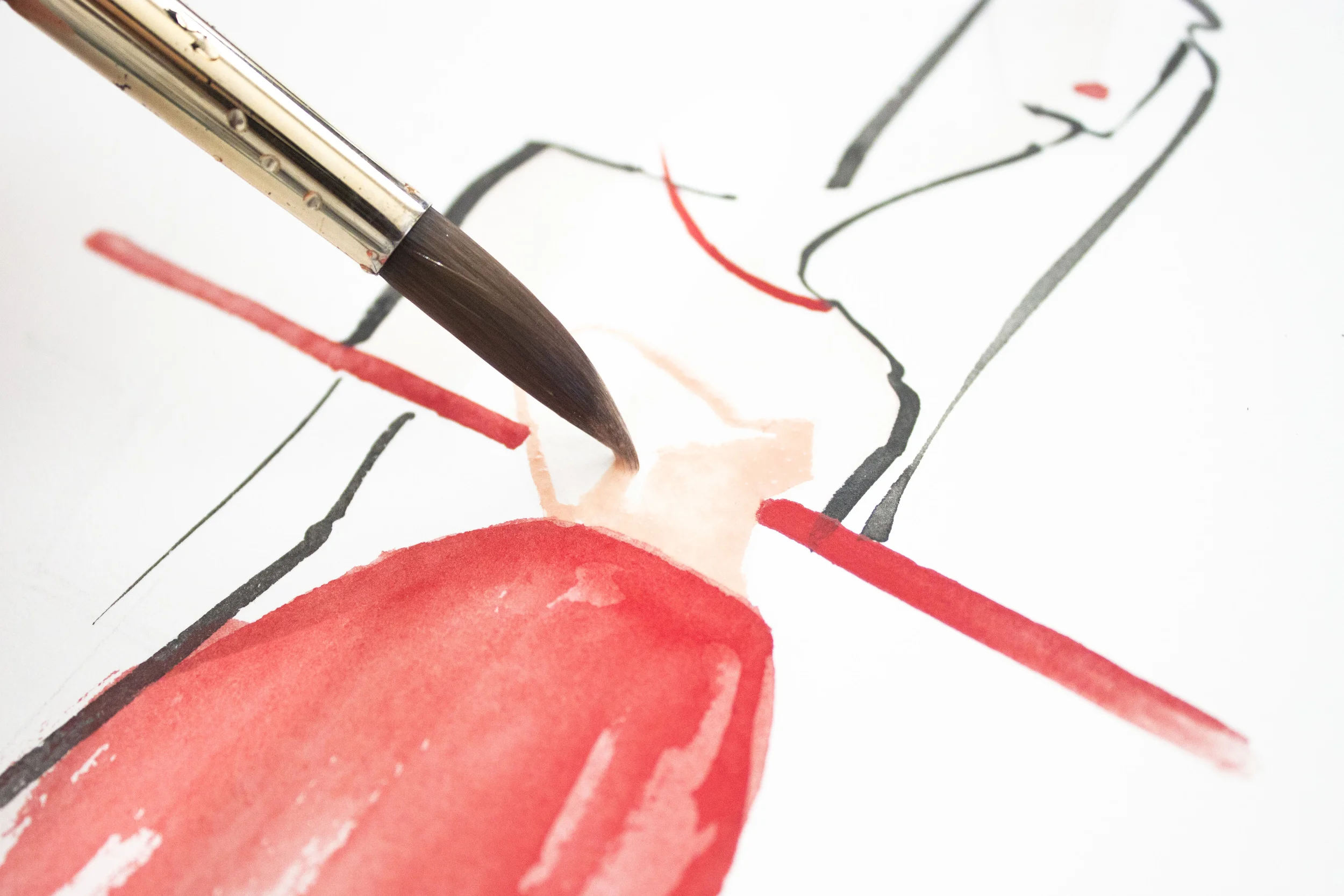 Victoria-Riza Fashion Illustrator | Jasper Conran Spring 2015