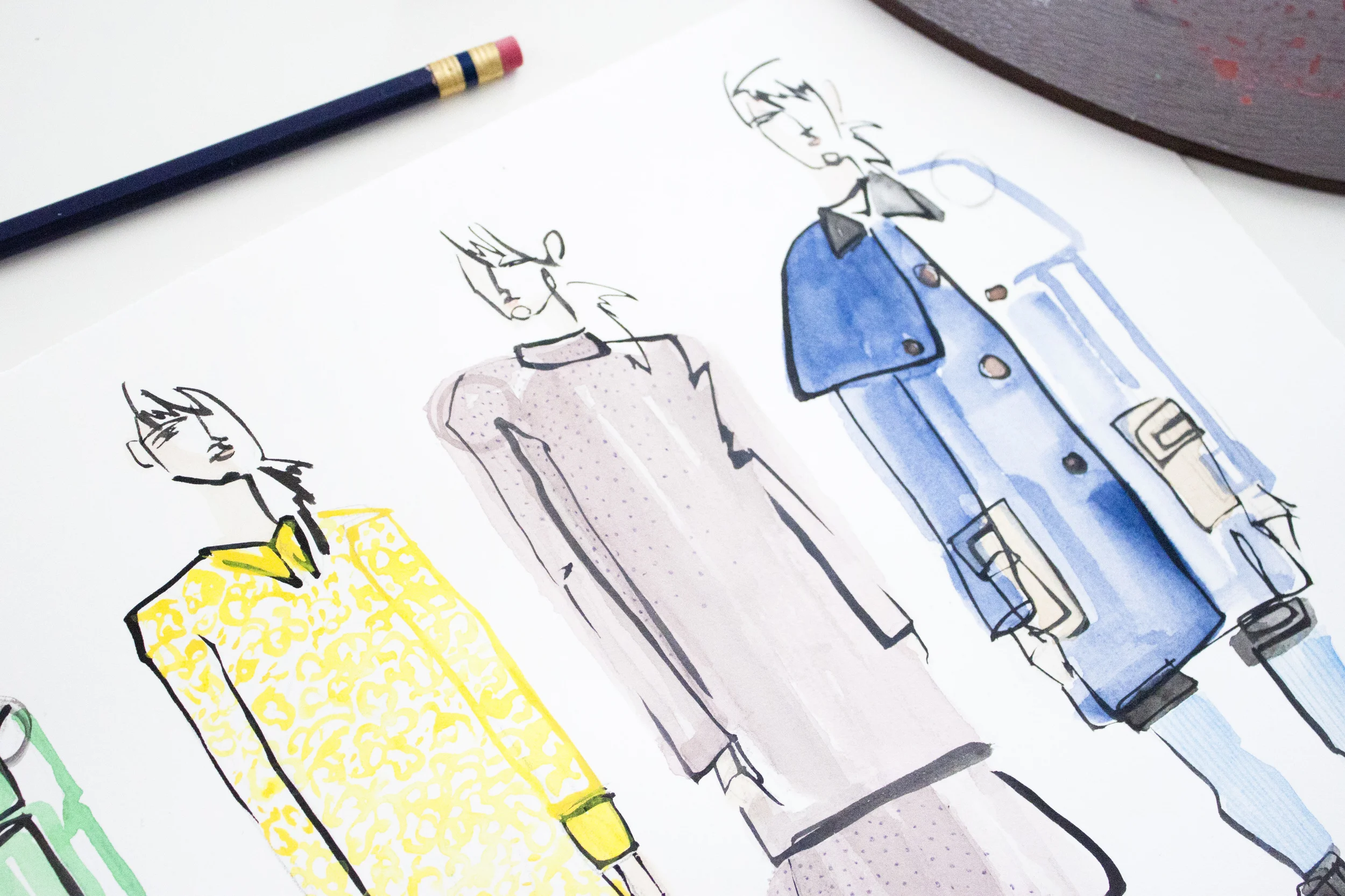 Victoria-Riza Fashion Illustration | M Missoni Fall 2016 | NYFW