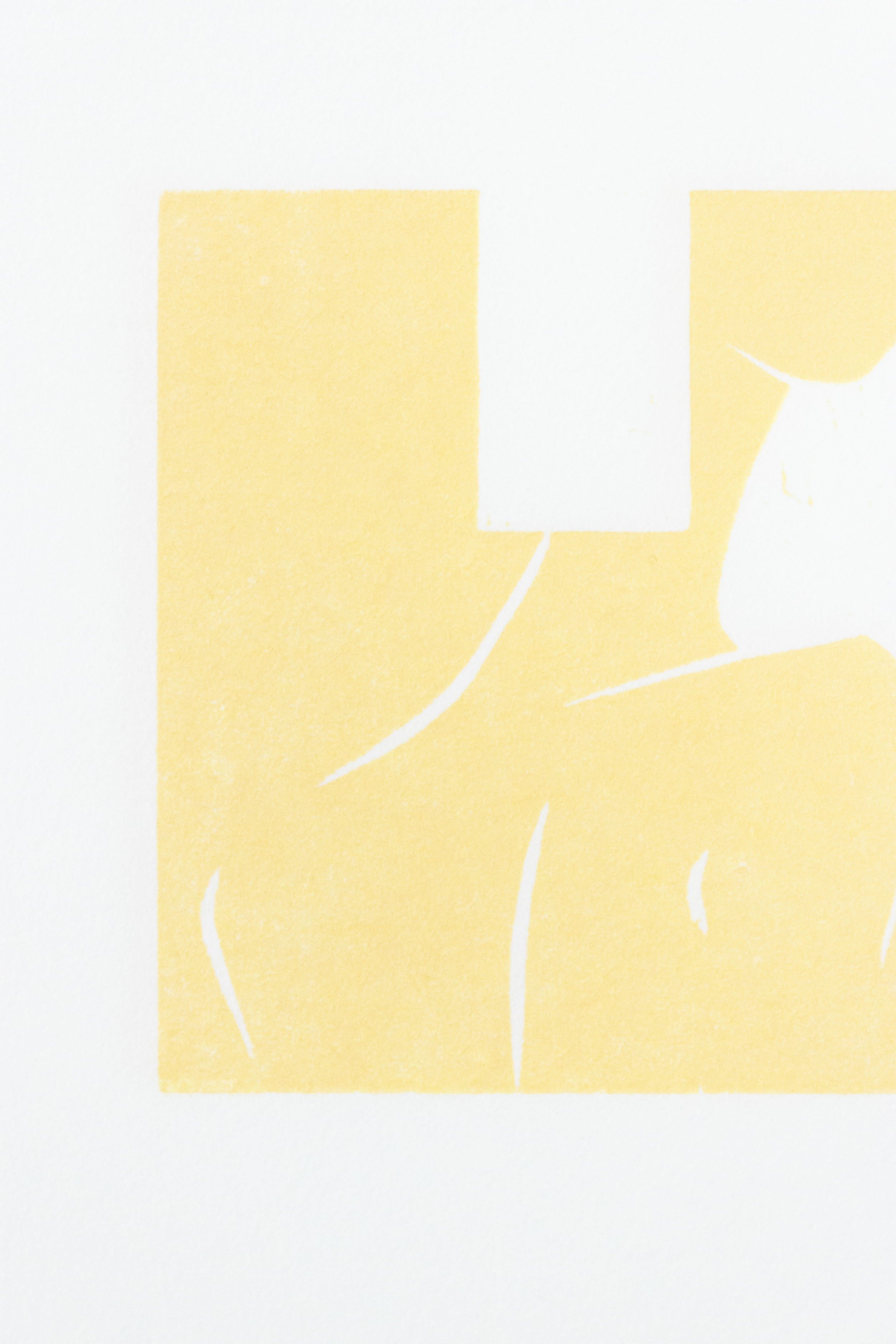 Victoria-Riza | Fashion Illustrator and Printmaker | Reductive Woodcut with Chine Colle and Hand Color | Blushed