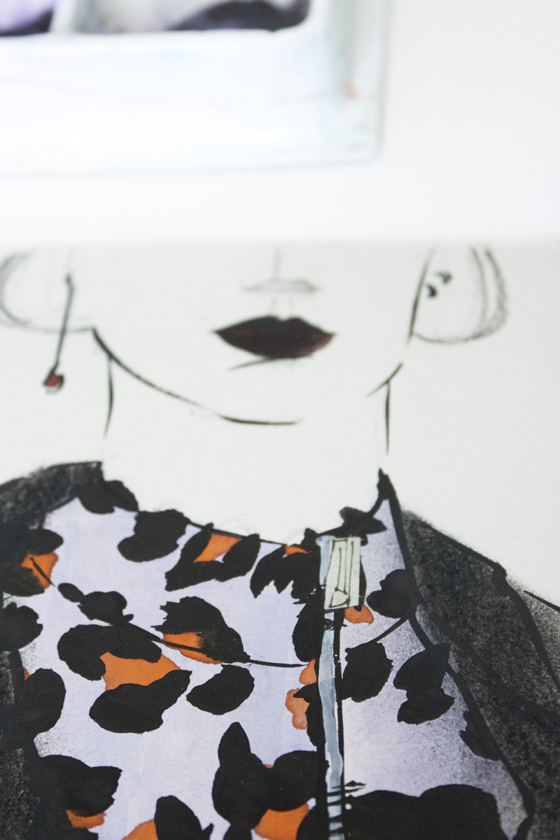 Victoria-Riza Fashion Illustrator | Christian Dior Fall 2016 RTW