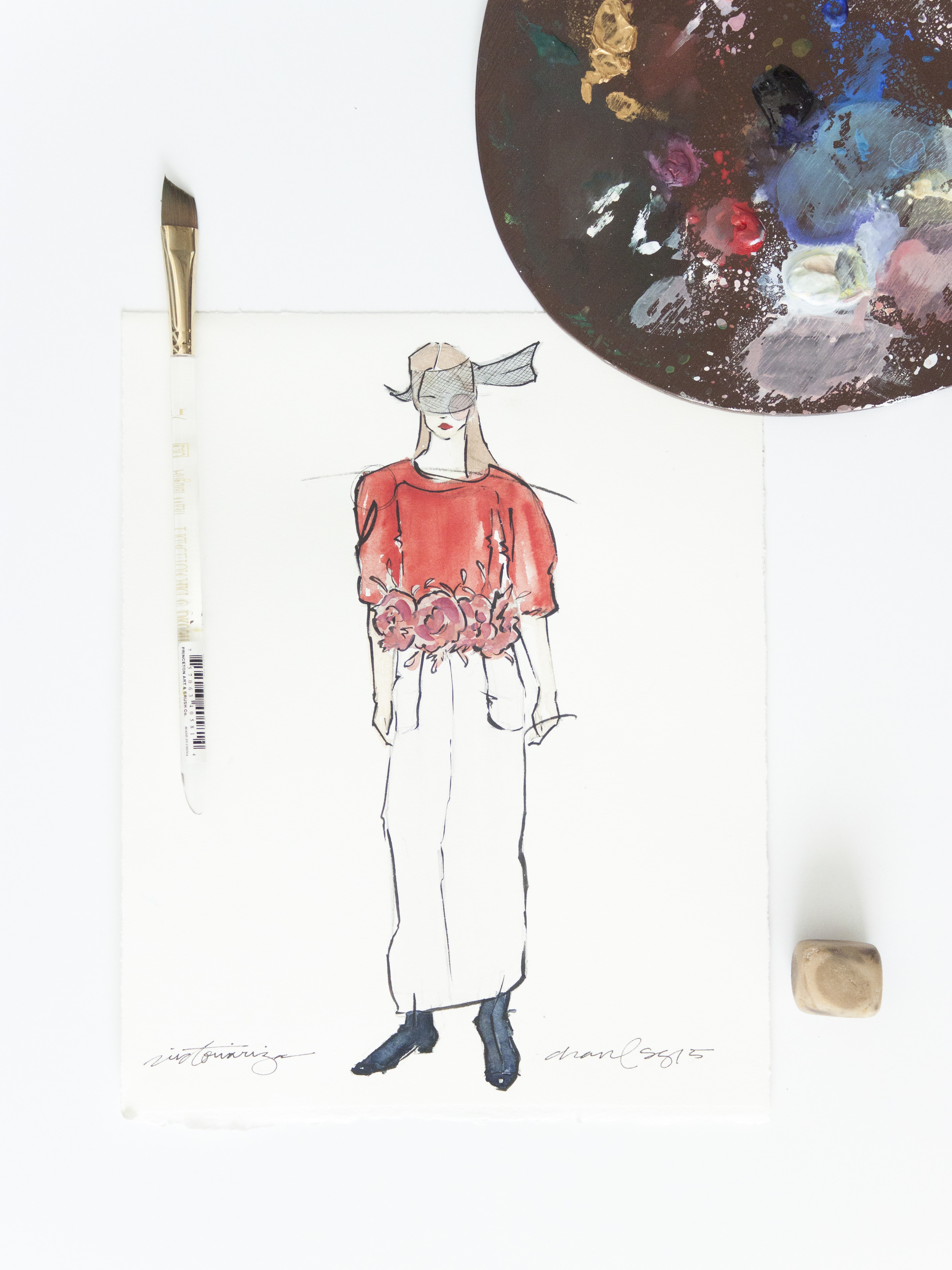 Victoria-Riza Fashion Illustrator | Chanel Spring 2015