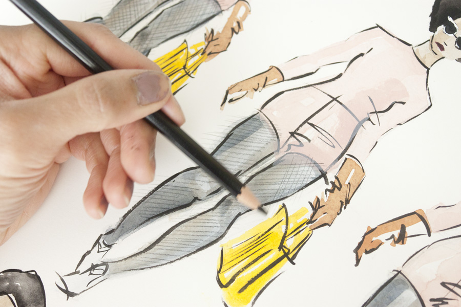 Victoria-Riza Fashion Illustrator | Max Mara Fall 2016 RTW