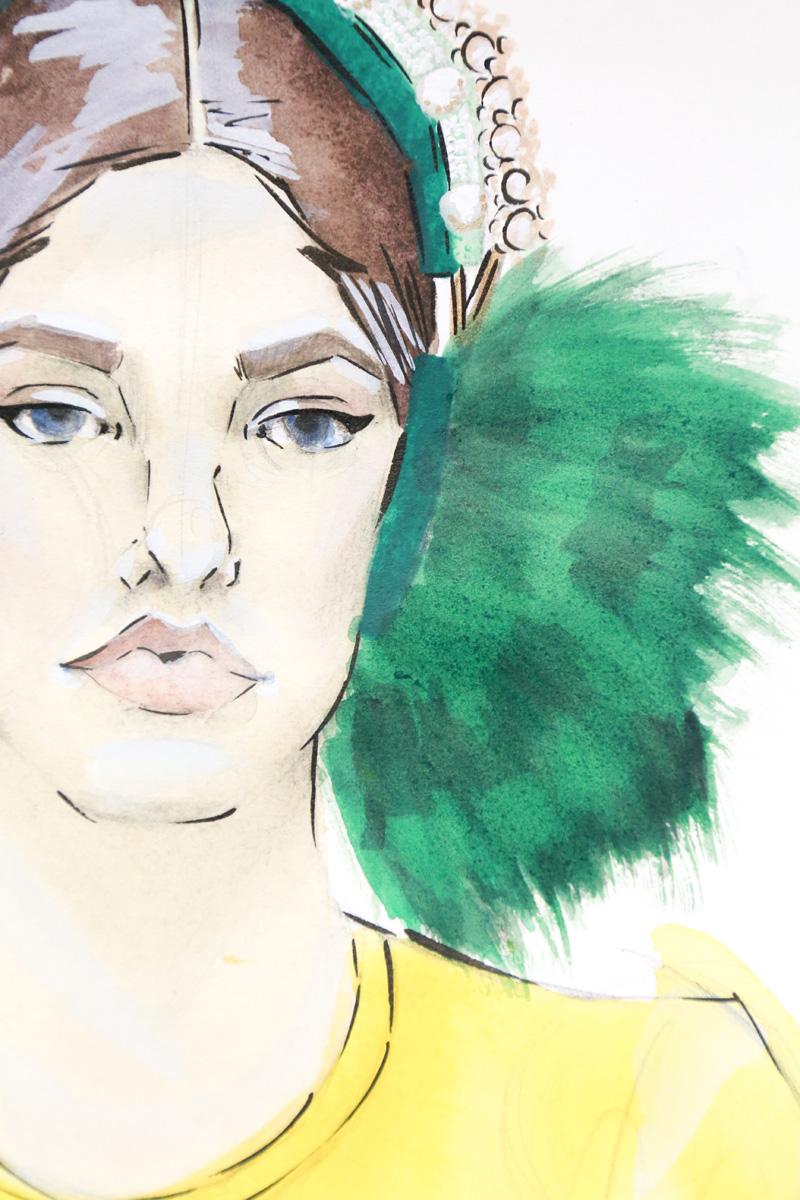 Victoria-Riza | Fashion Illustrator | Dolce & Gabbana Spring 2015