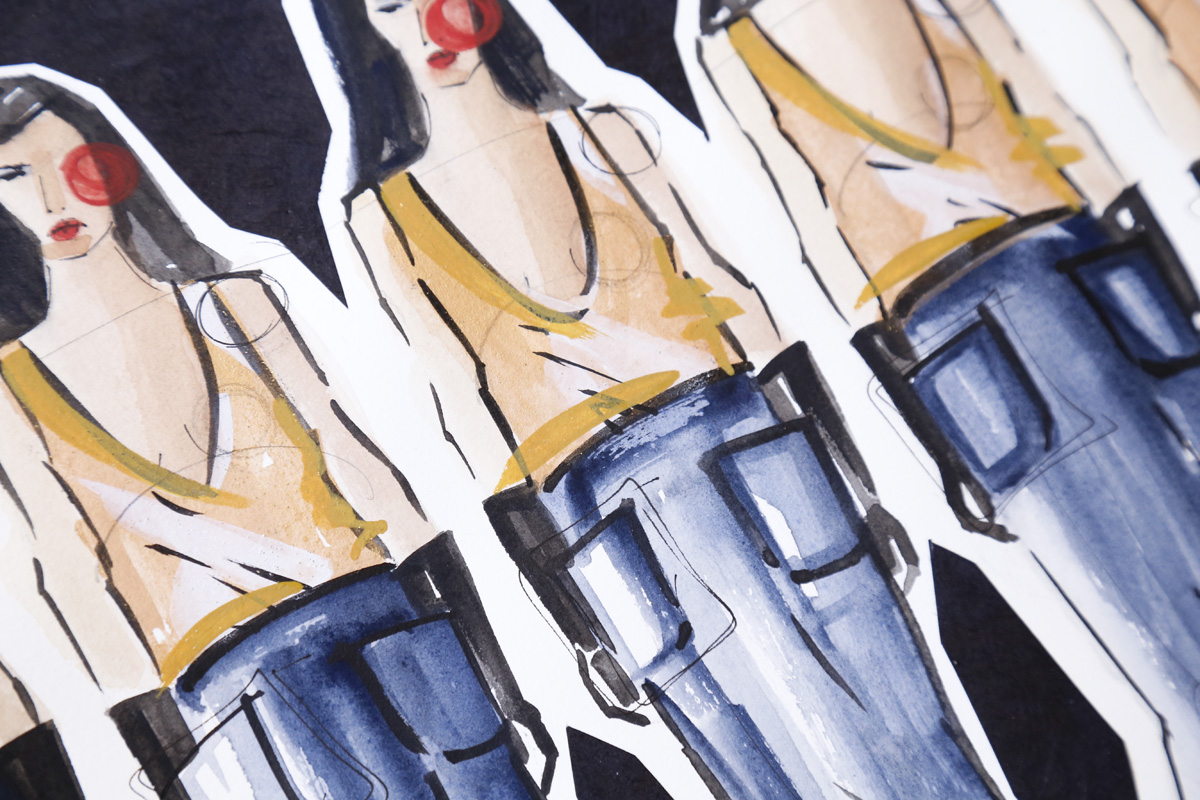 Victoria-Riza | Fashion Illustrator | Max Mara Fall 2016 RTW