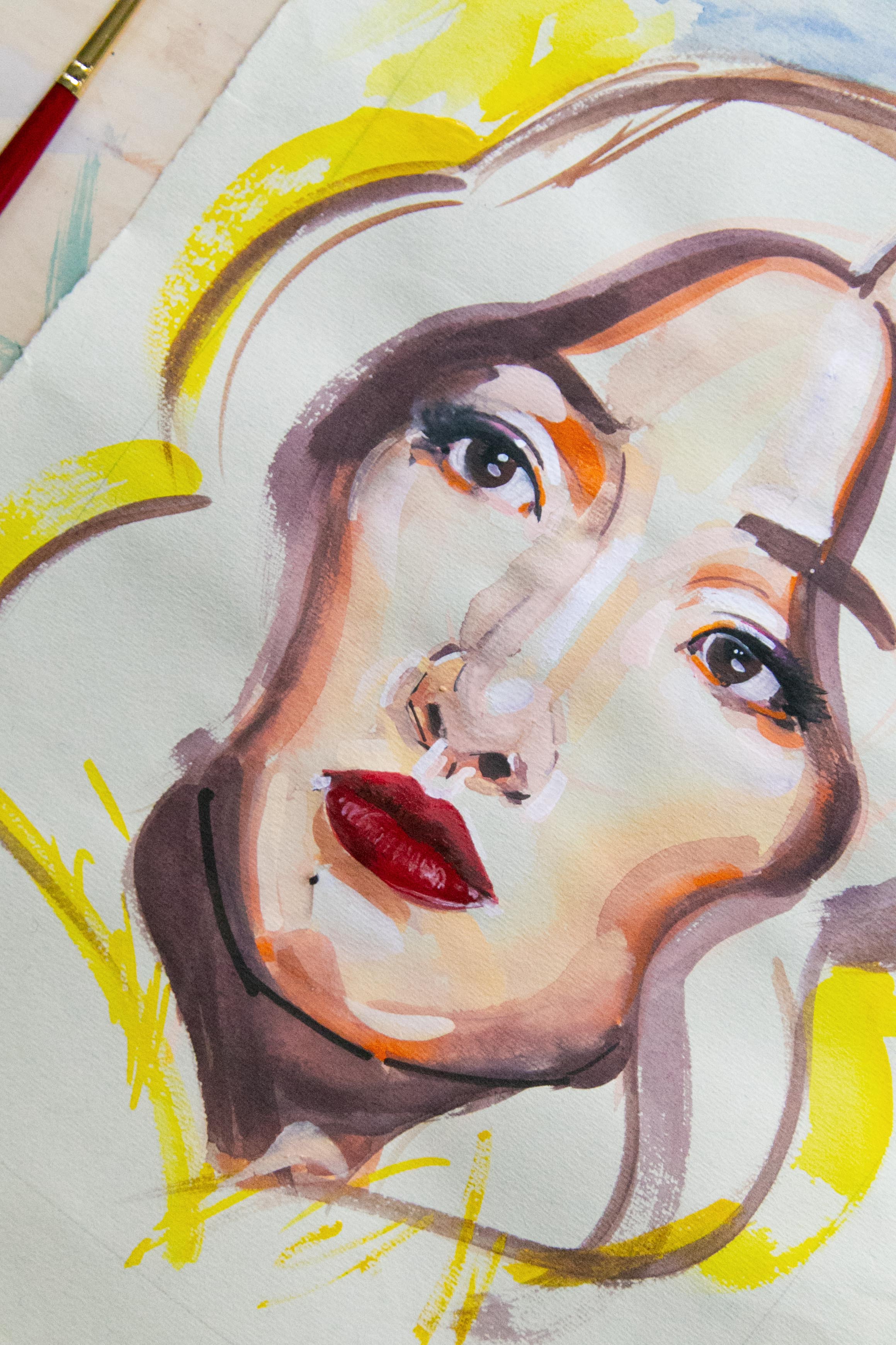 Victoria-Riza Fashion Illustrator | Constance Wu star of Crazy Rich Asians
