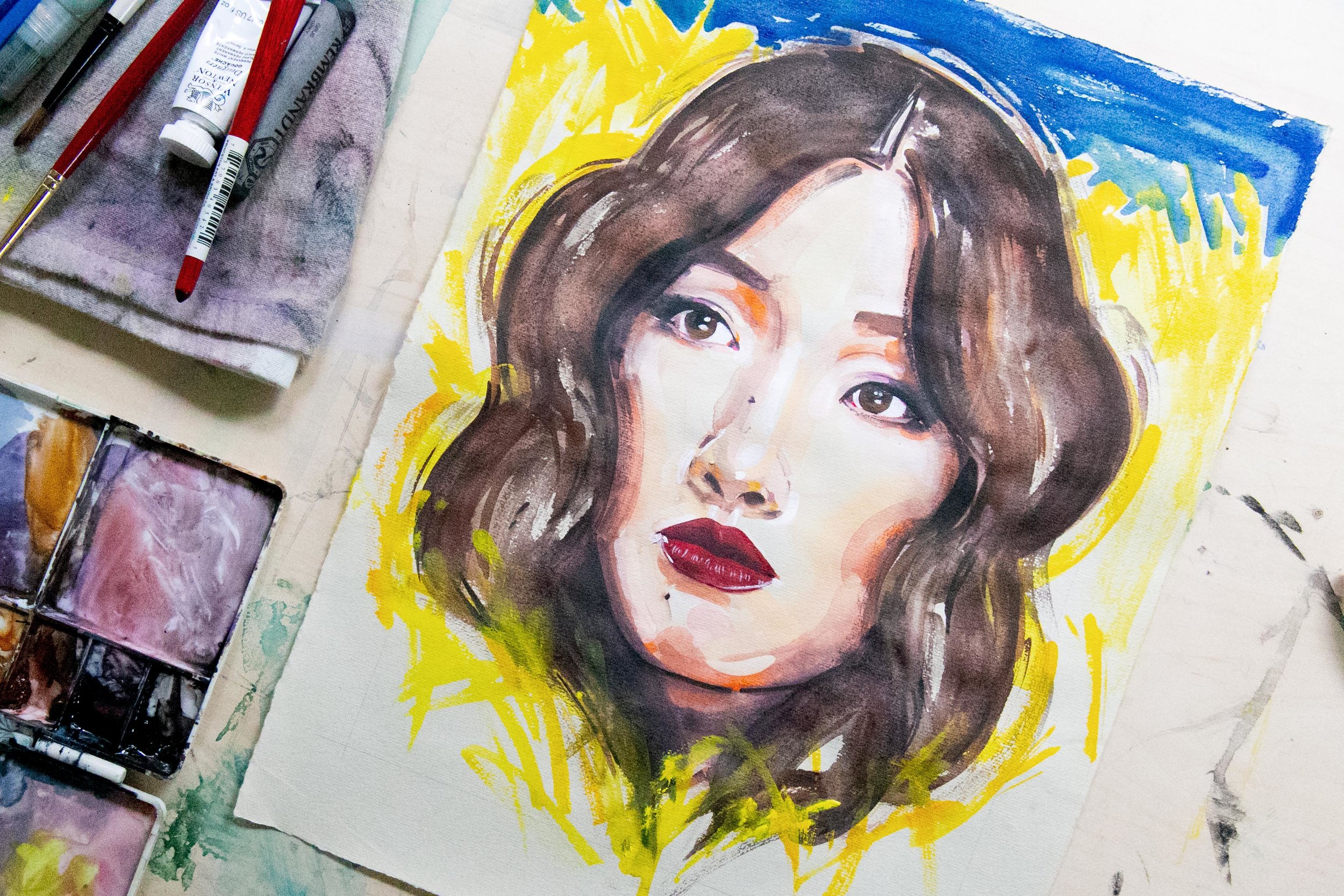 Victoria-Riza Fashion Illustrator | Constance Wu star of Crazy Rich Asians