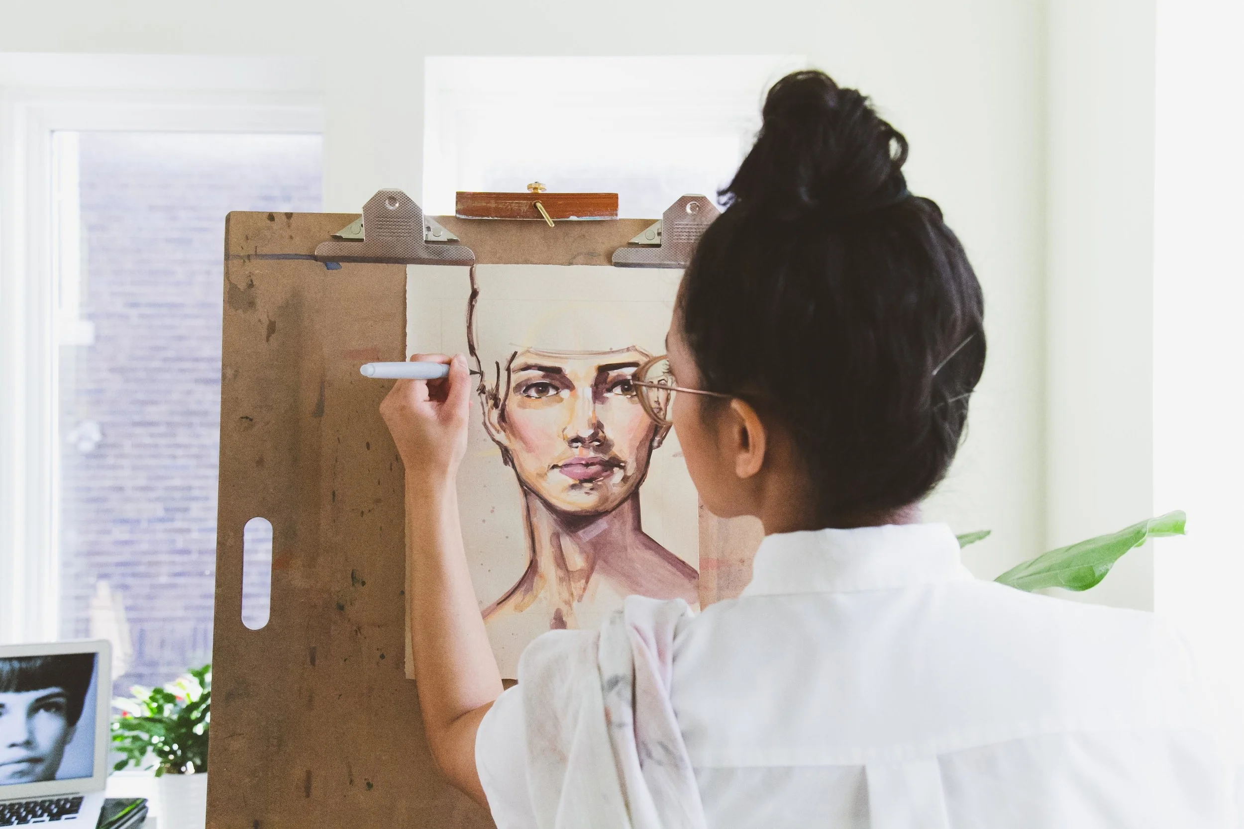 Victoria-Riza Fashion Artist Illustrator and Printmaker | A Mother's Portrait