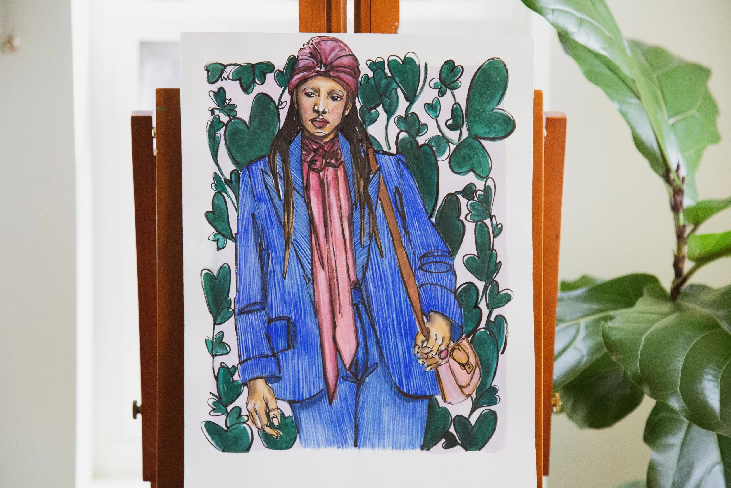 Victoria-Riza Fashion Artist and Illustrator | Kate Spade Fall 2019 RTW