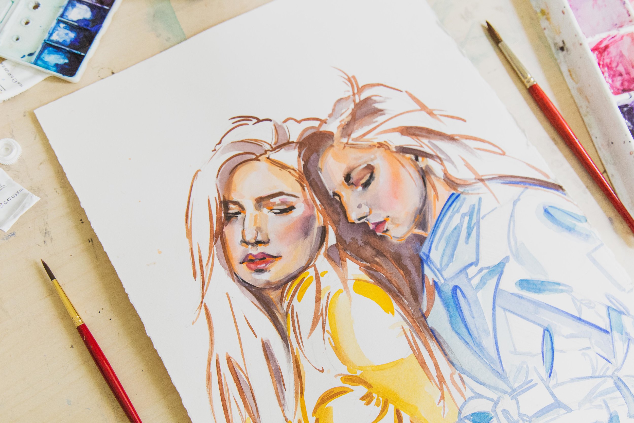Victoria-Riza Fashion Artist and Illustrator | Fashion Illustration for Afa Ah Loo's Spring 2019 Collection