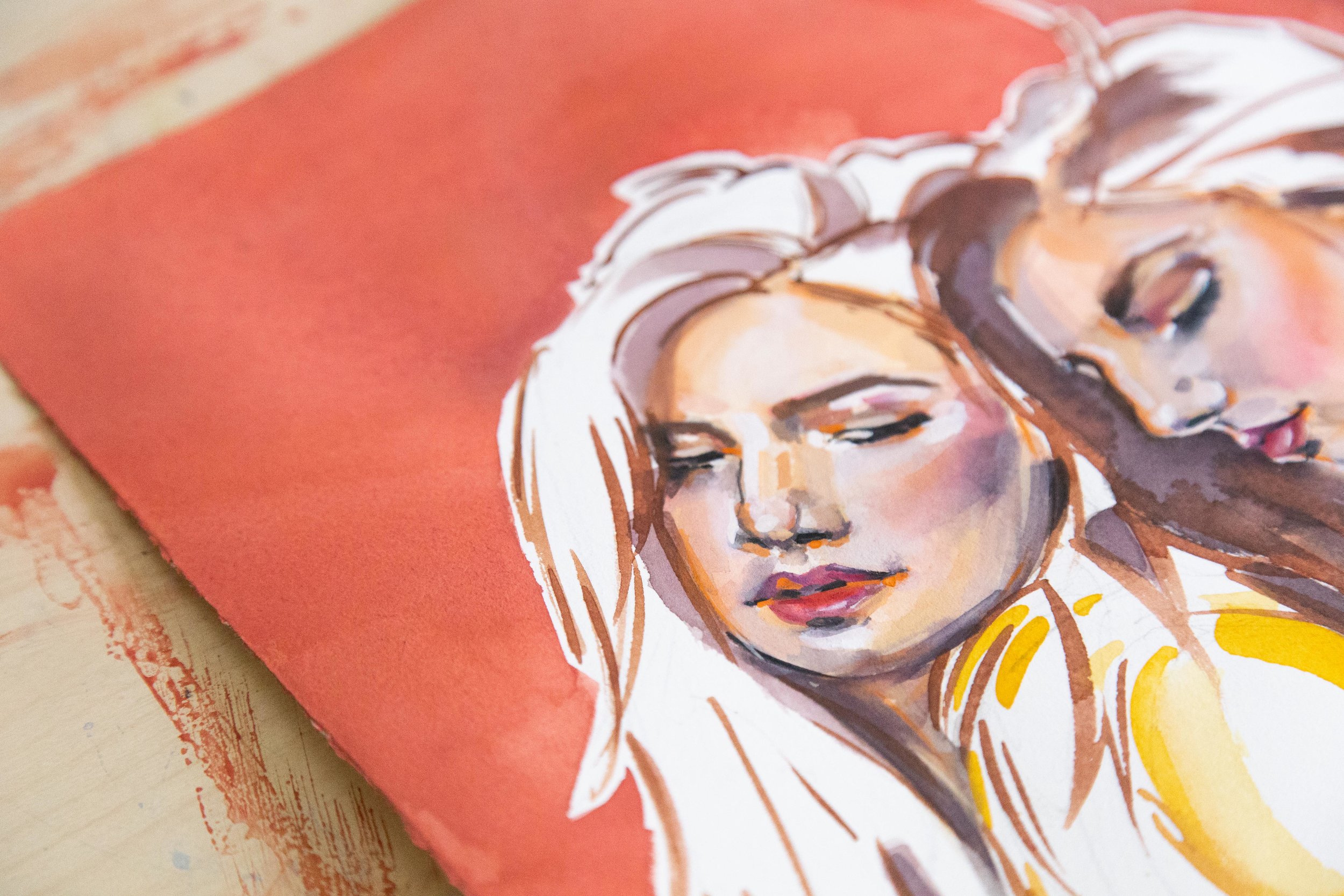Victoria-Riza Fashion Artist and Illustrator | Fashion Illustration for Afa Ah Loo's Spring 2019 Collection