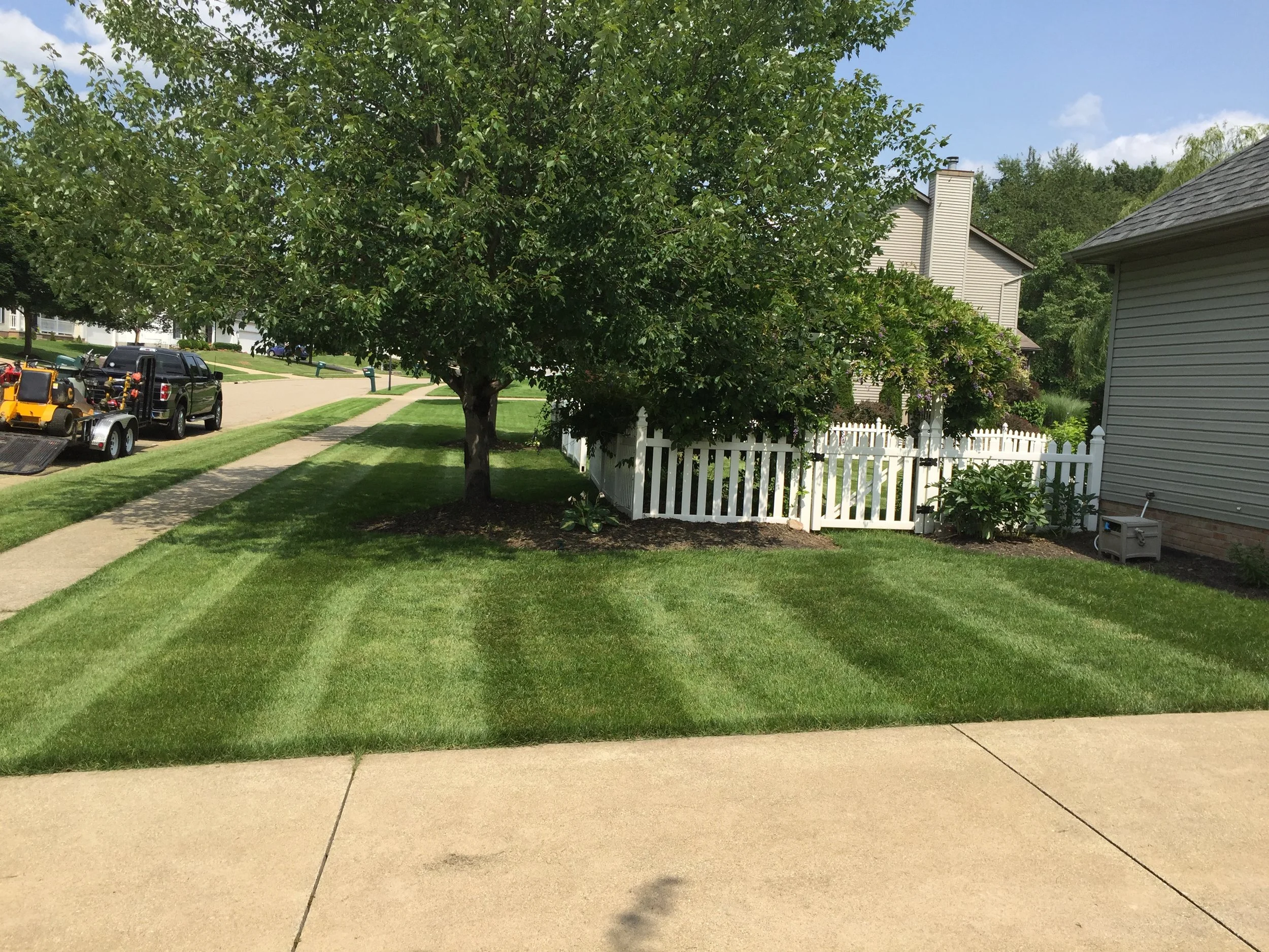 Local lawn customer in Uniontown, Ohio