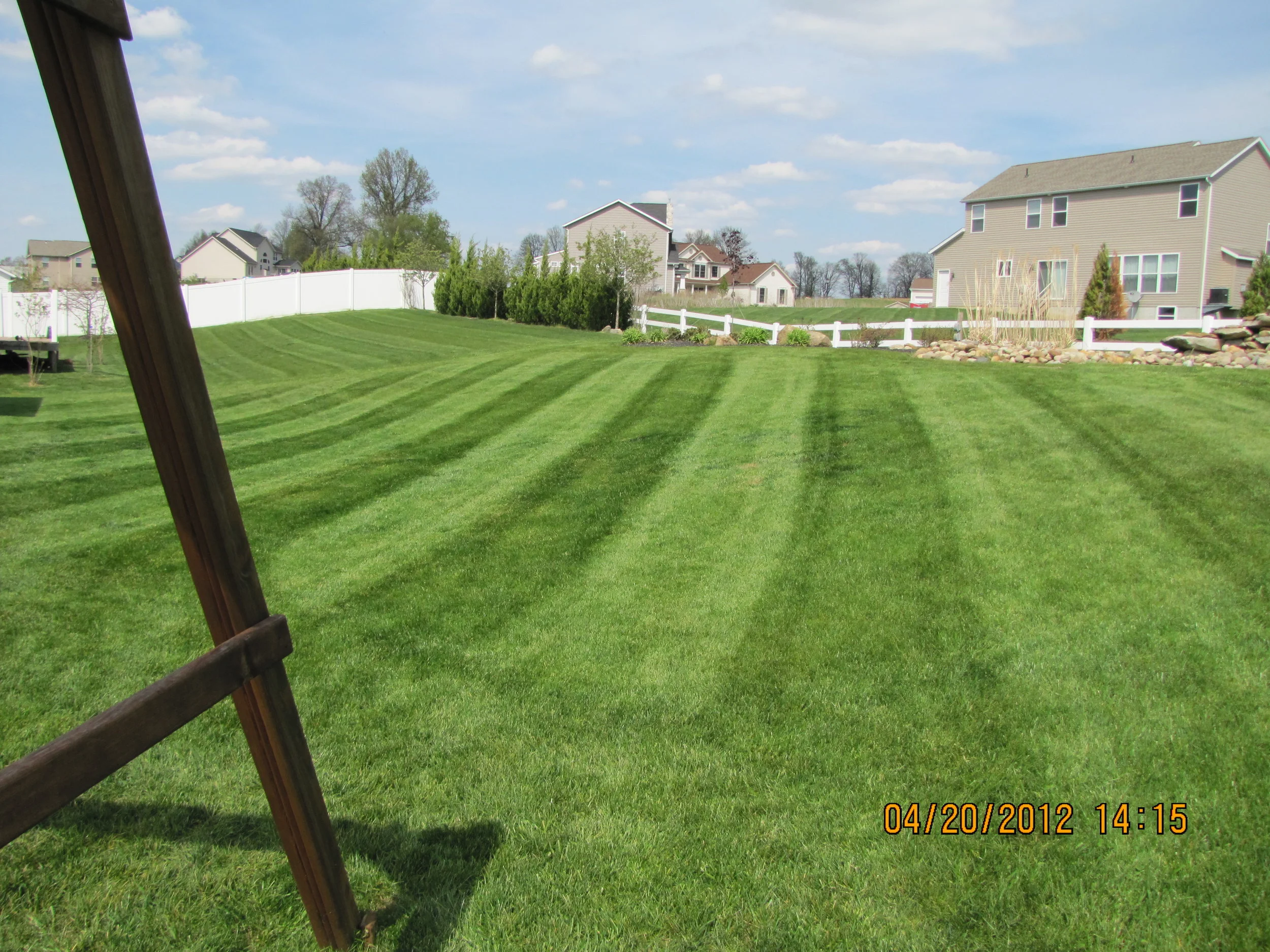 Lawn in Uniontown, Ohio