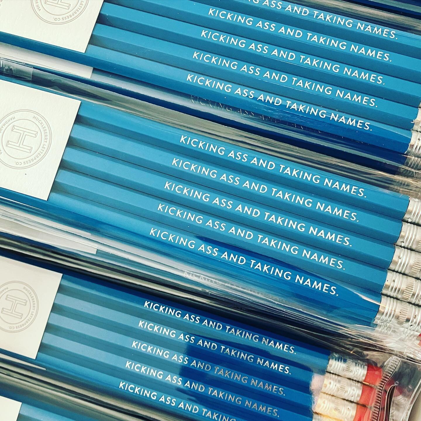 Starting the week out strong and getting after it.

Shop our 60+ styles for no. 2 pencil sets on @faire_wholesale or @etsy! Made in the USA and printed and packaged by us.
.
.
.
.
#handmade #pencils #no2 #no2pencil #madeinusa #madeinny #upstateny #up