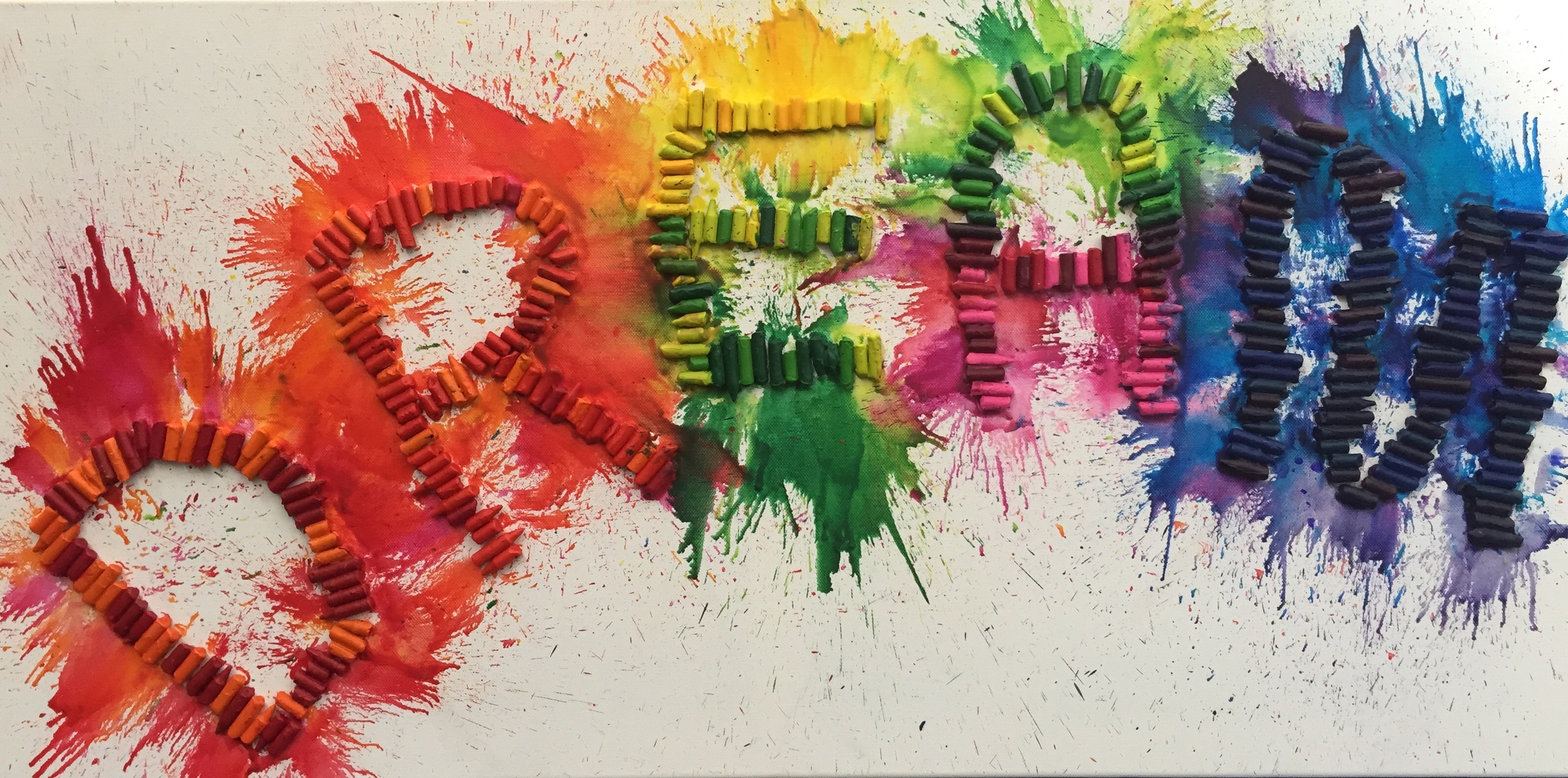 Artwork by Year Six student completed as part of Optional Homework