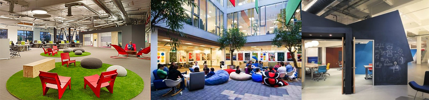New trends in office design are envied by schools - Skype, Google and KBS+ 