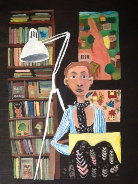 Self with Lamp: Allis Hamilton.jpg