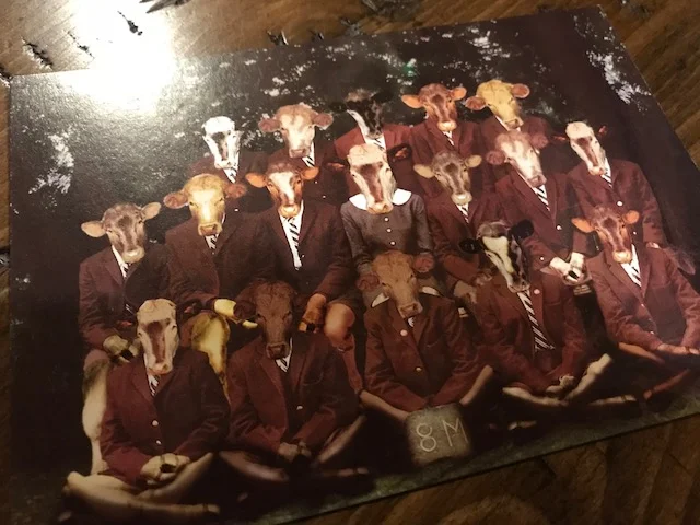 POSTCARD #6: FINISHING SCHOOL, 2000 by Barry Downard