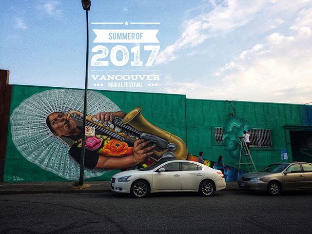 One of my favourite mural from 2017 #vancouvermuralfestival