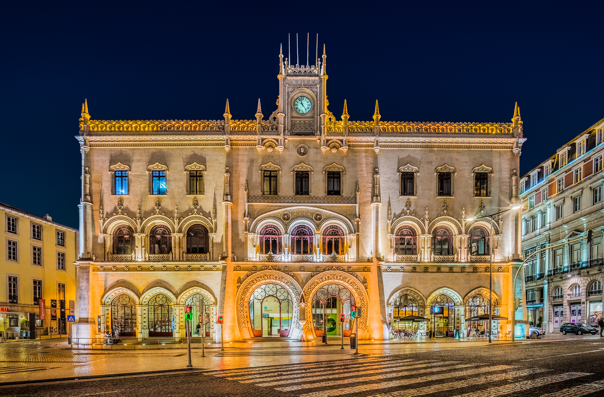 Rossio Railway Station, Lisbon.
