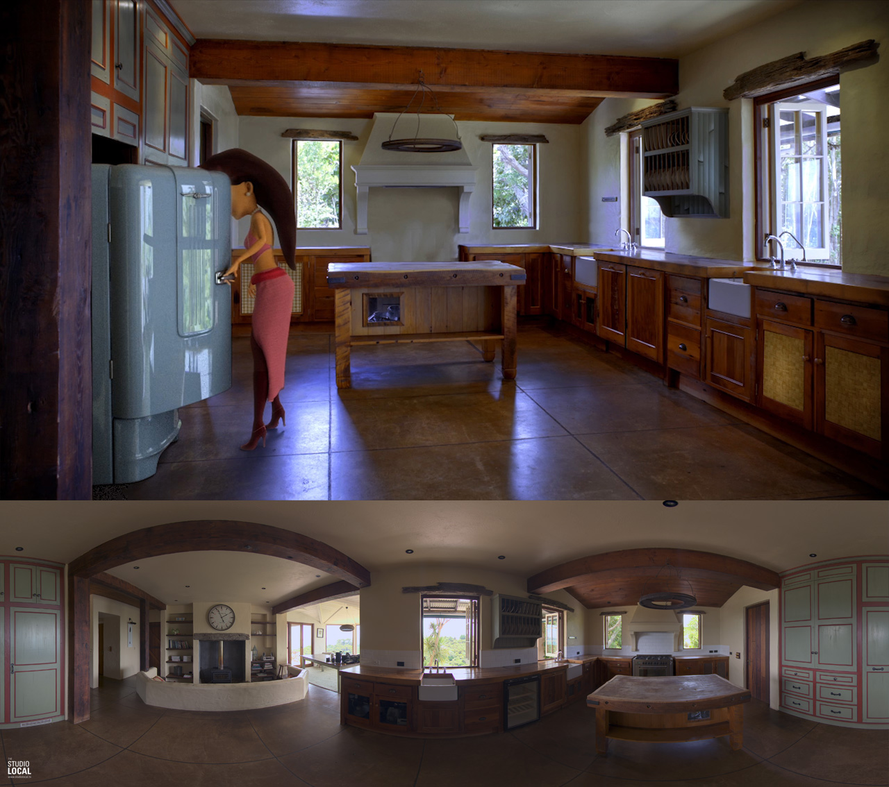 KITCHEN - WAIHEKE ISLAND NEW ZEALAND.