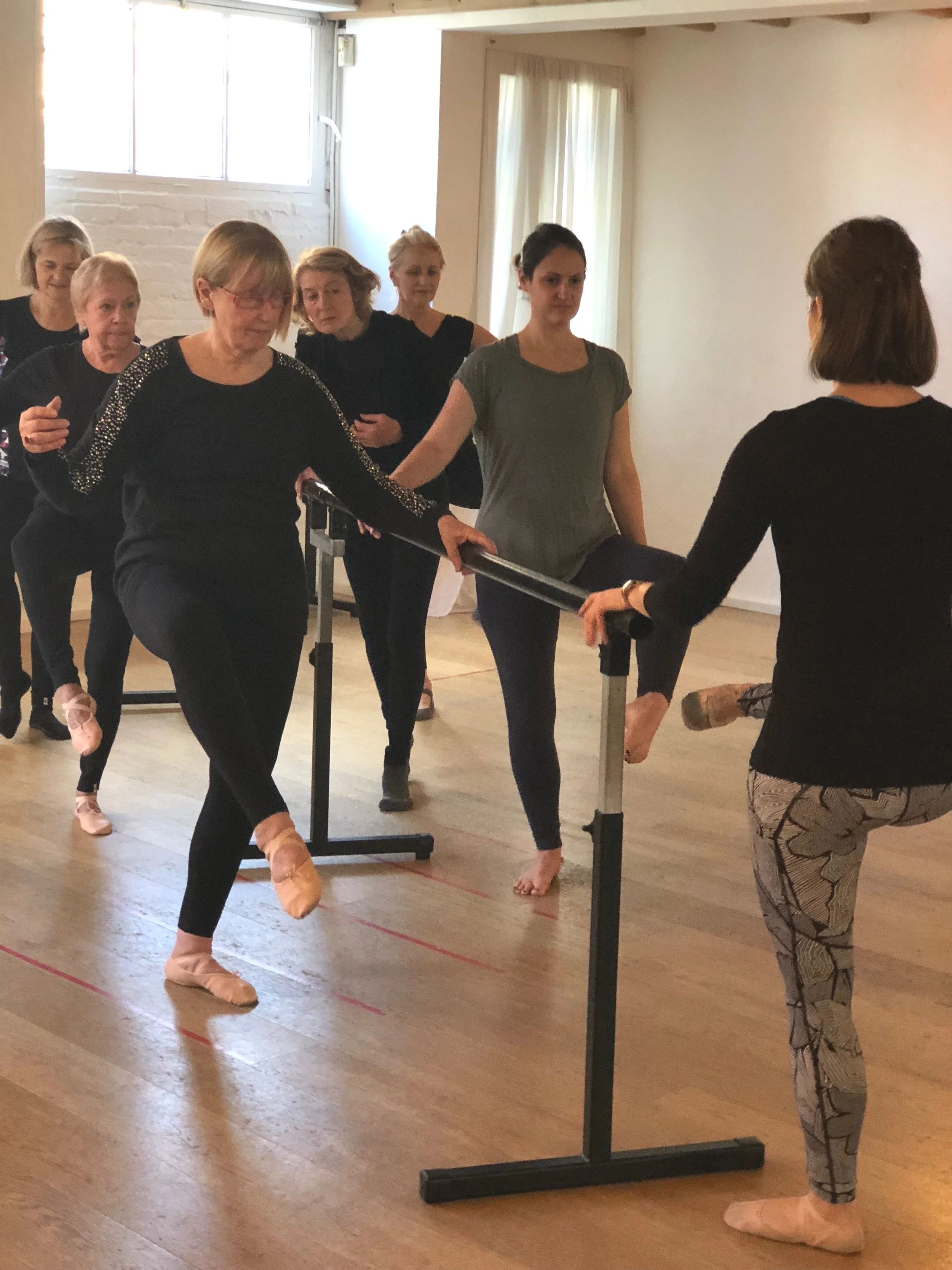 Our Introduction to the Barre class- everyone welcome!