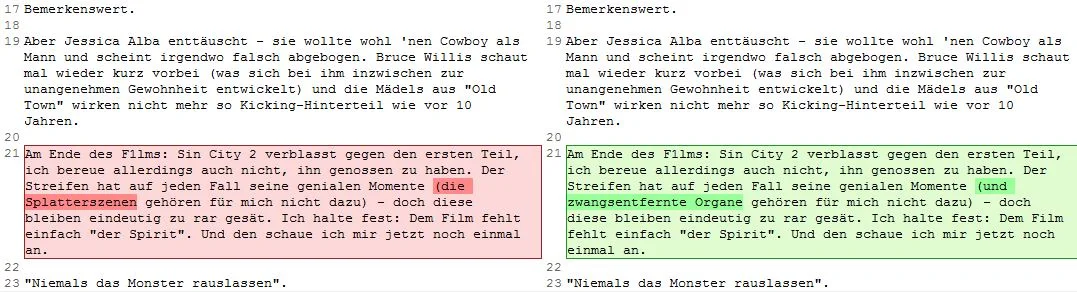 Wenn Rezensionen abgelehnt werden...