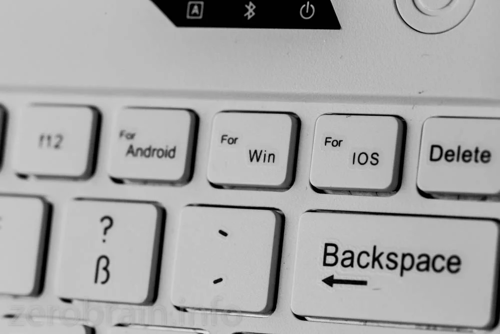 Ultra Slim Bluetooth Tastatur ausprobiert...