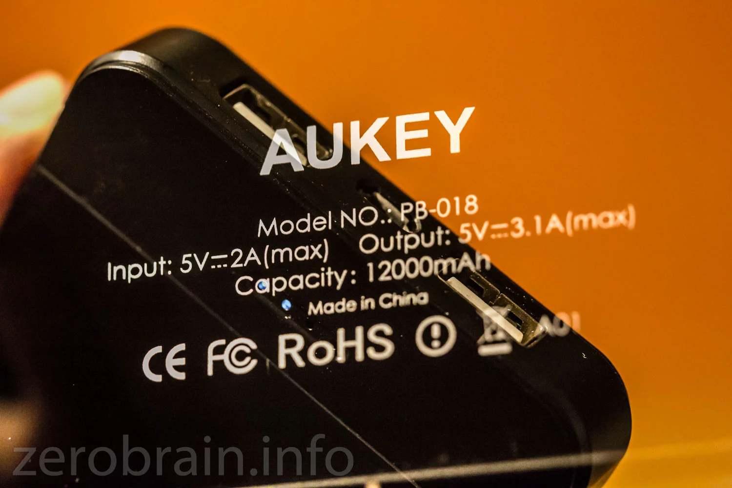 Test: Aukey Powerbank 12000 (retested)