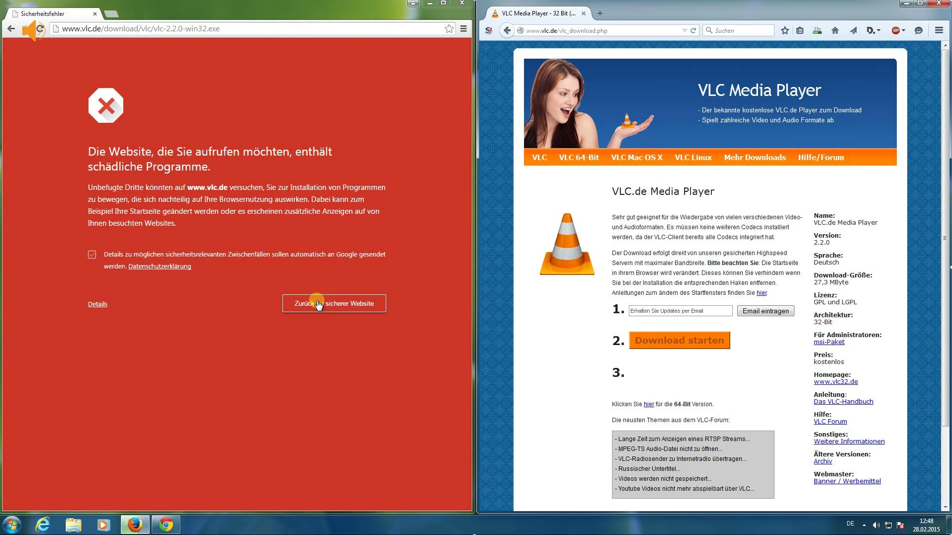 Downloadüberraschungen