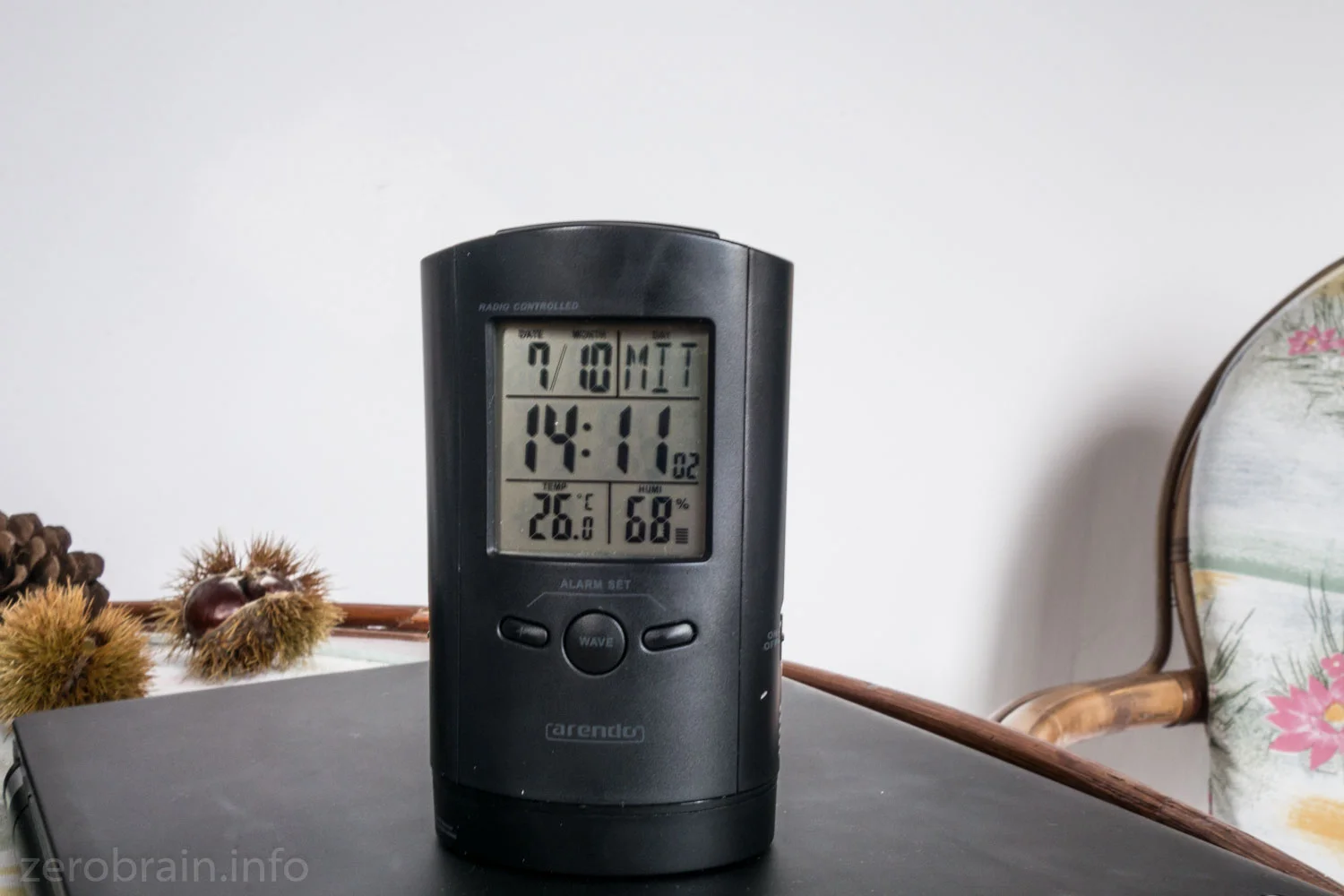 Test-Quicky: Funkwecker + Taschenlampe + Thermometer + Hygrometer