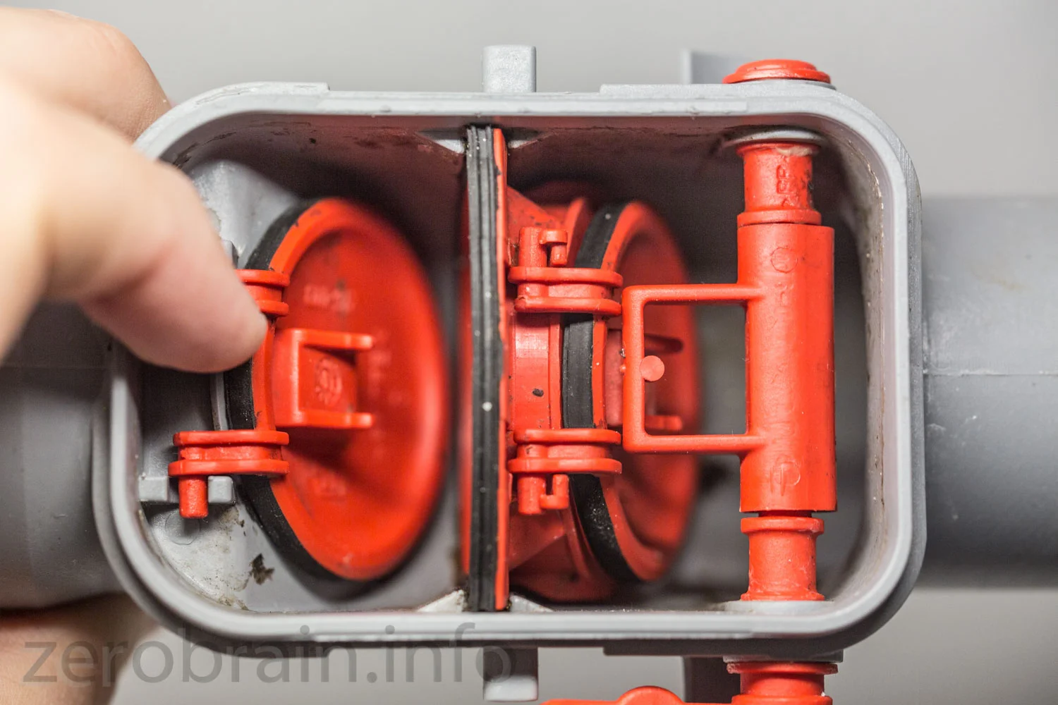 Die Physik der Rückstauklappe