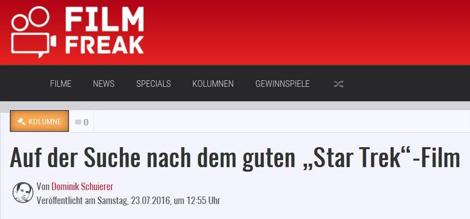 Auf der Suche nach dem guten Star Trek Film