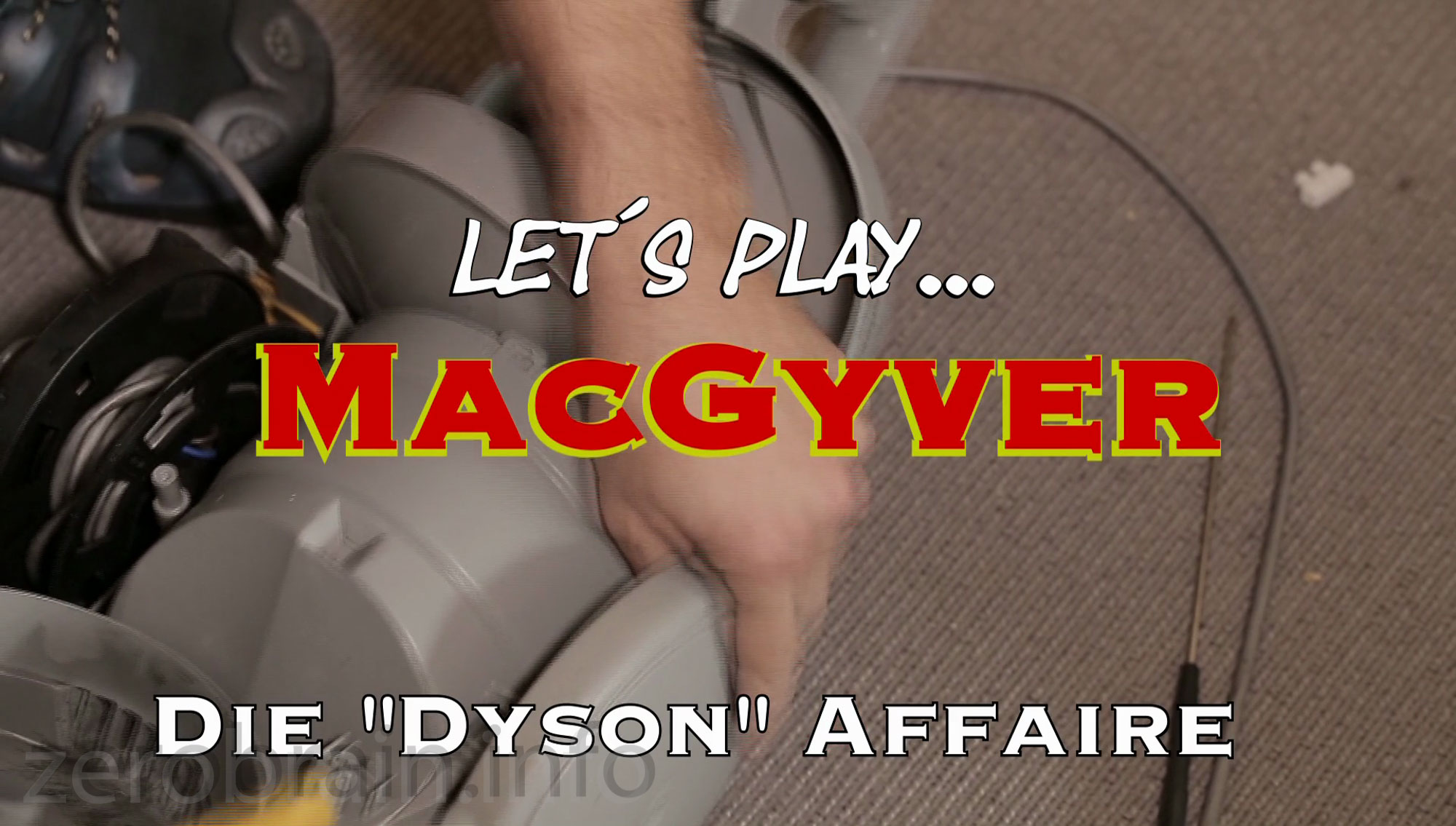 Video: Reparatur Quicky: Dyson zerlegt und wieder geflickt.