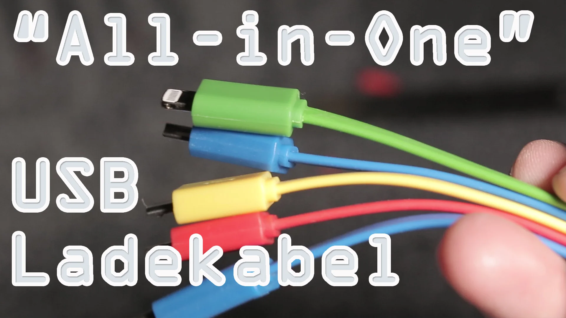 Video: Test "Premium-All-in-one USB-Mehrfachladekabel" in bunt