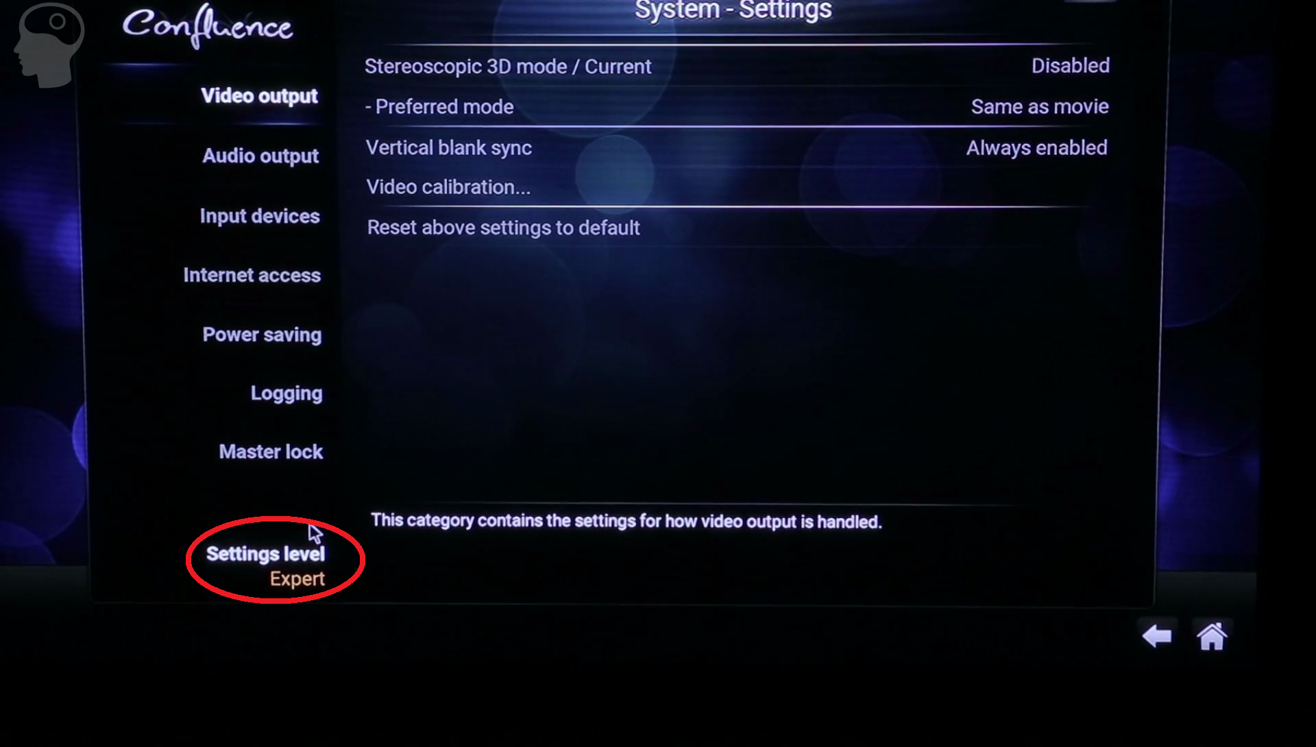Kodi Setup auf "Experte" stellen