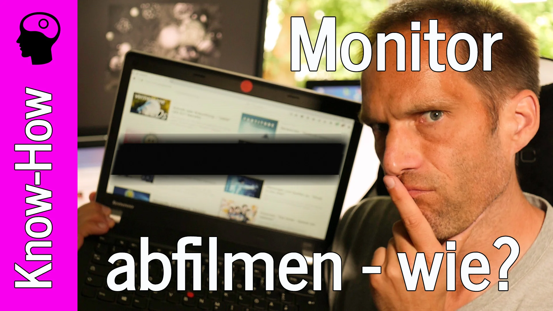 Abfilmen von Bildschirm ohne Flimmern und Flackern