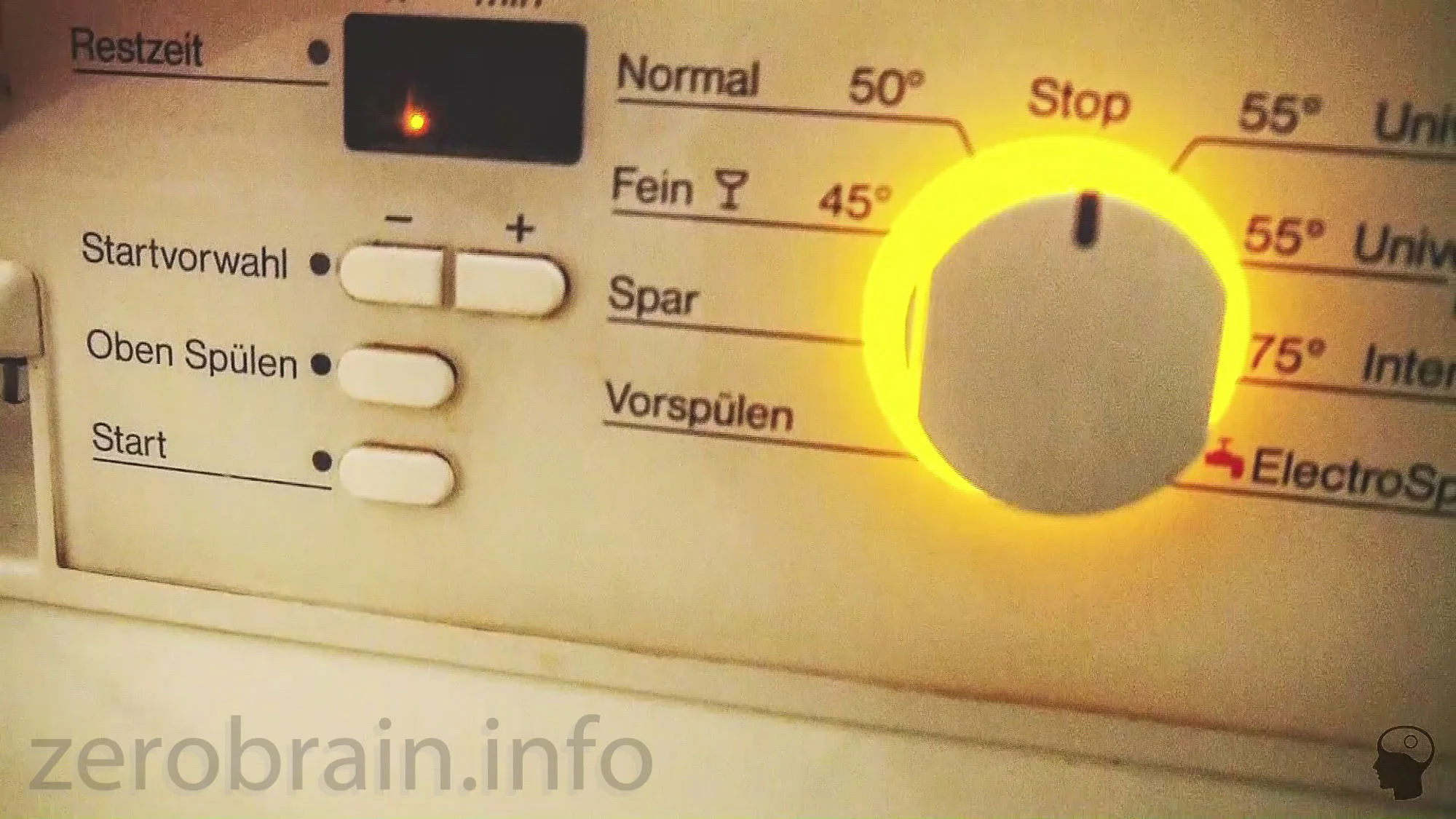 Miele im Zustand - "Aquastop hat ausgelöst" - Pumpe läuft dauernd