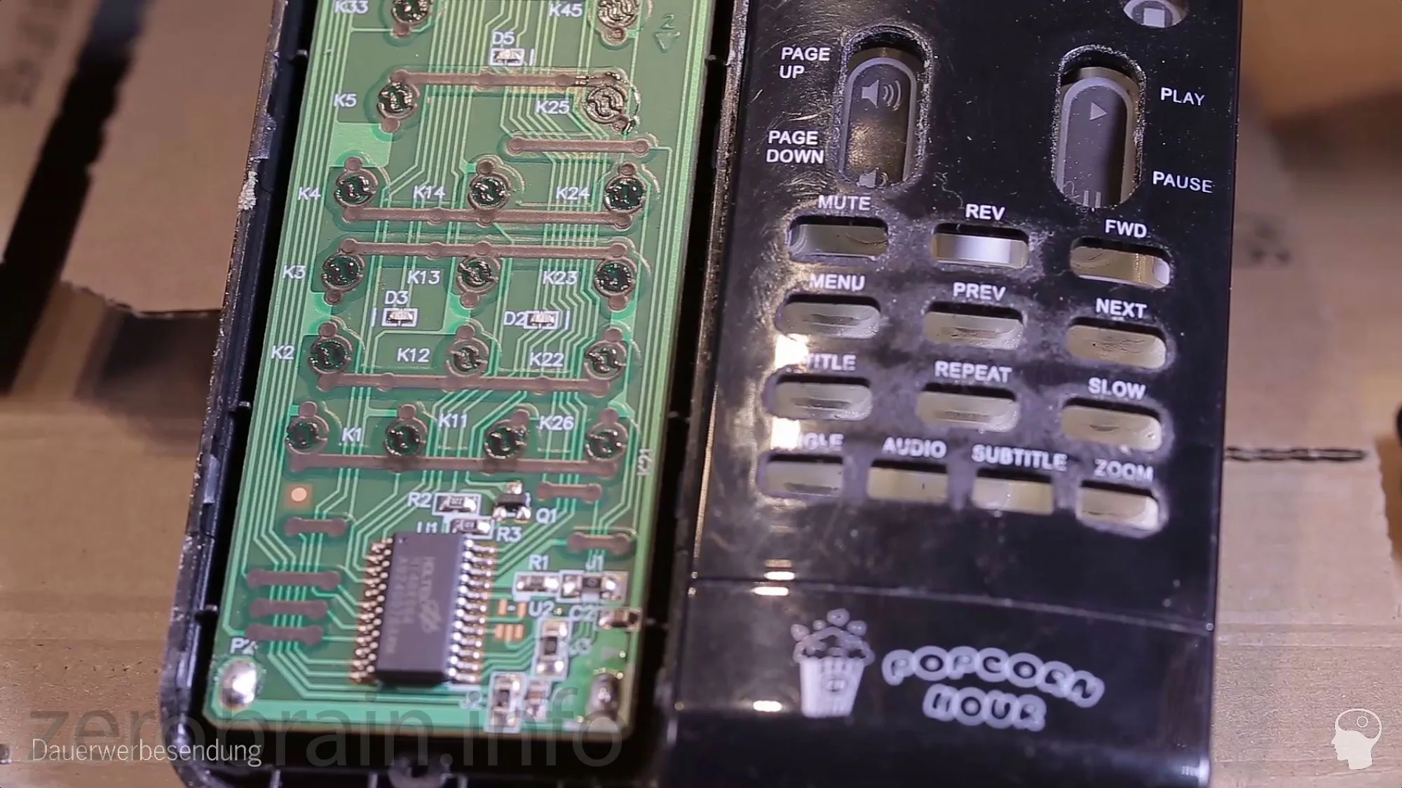 Fernbedienungstastatur reparieren - Tasten reparieren