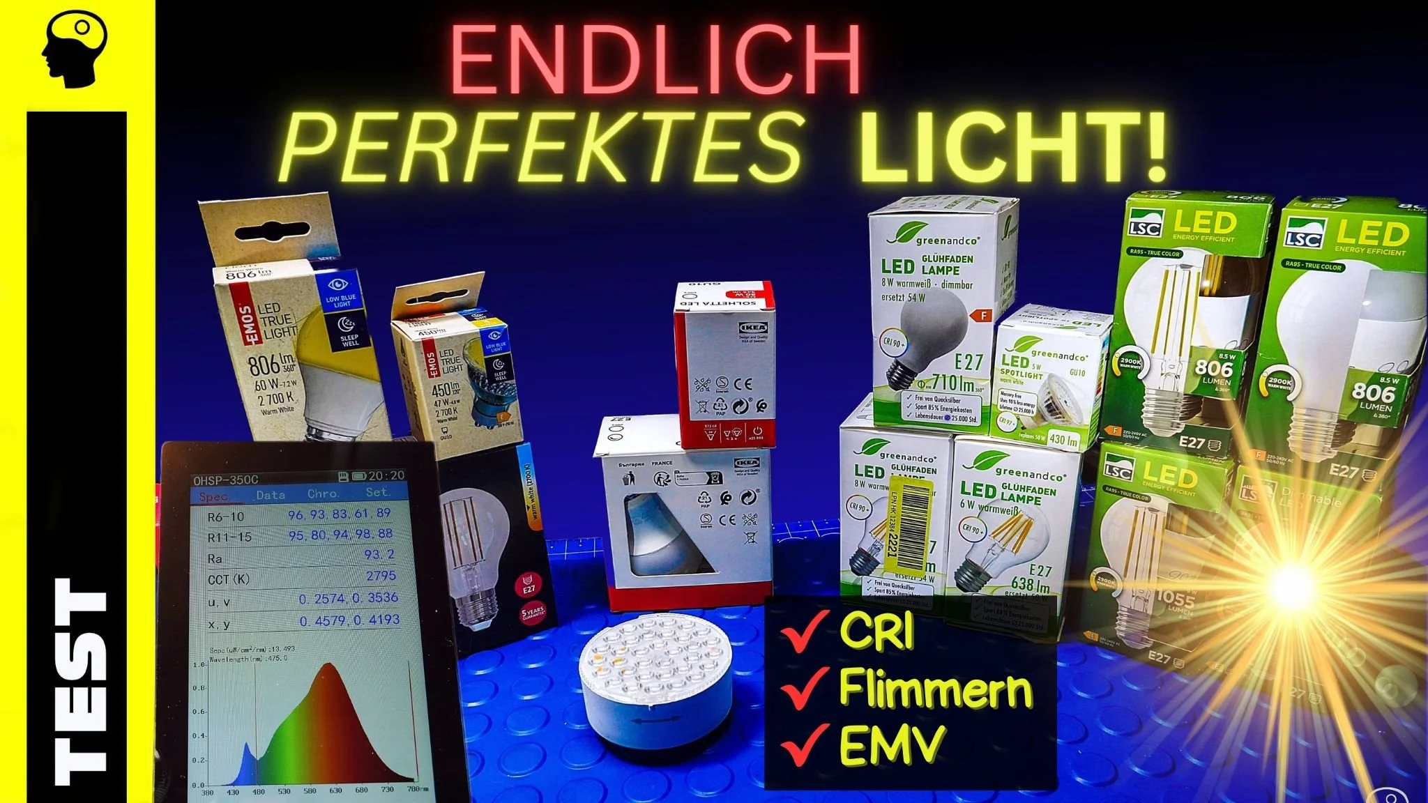 Endlich perfektes Licht! Farbgetreu und flimmerfrei?