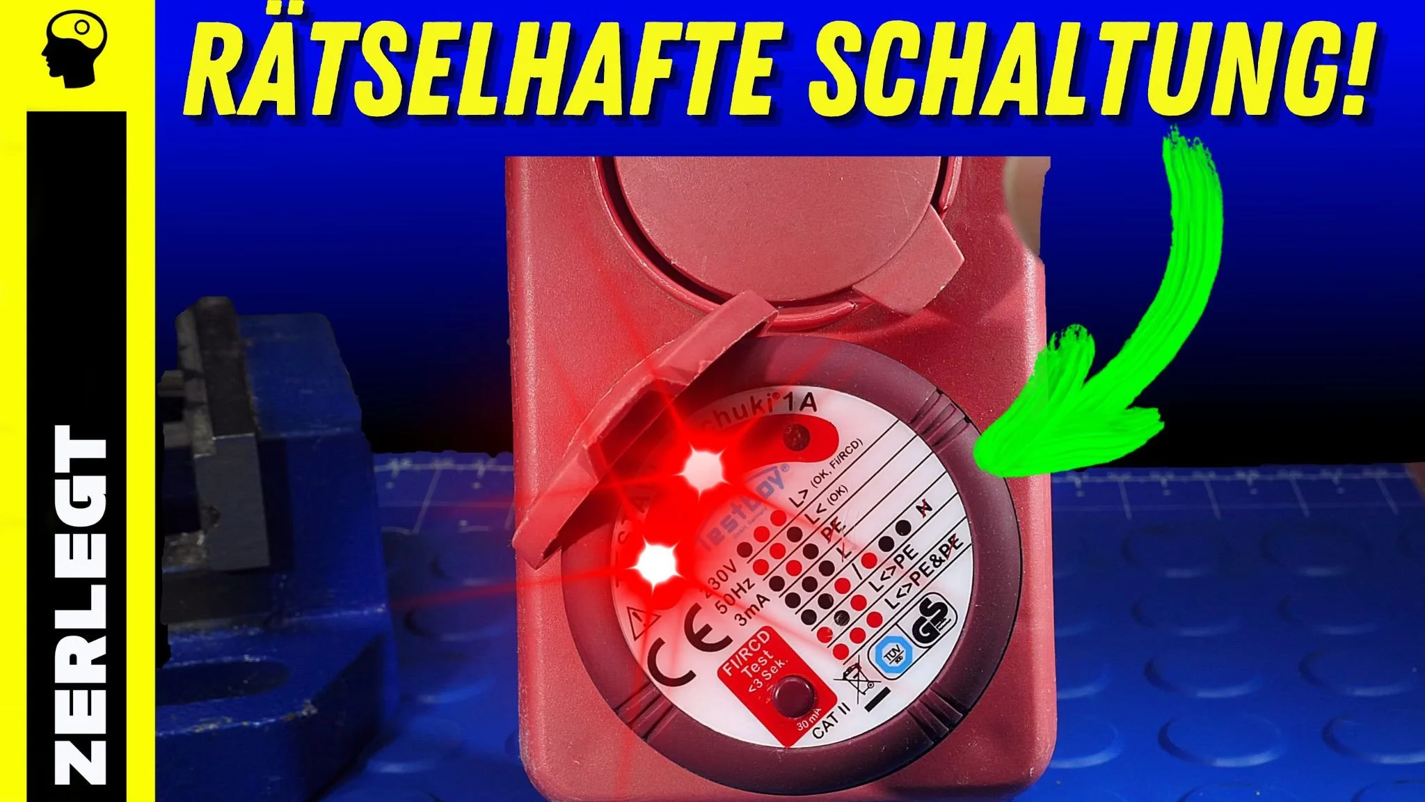 Zerlegt und analysiert: Testboy Schuki 1A Steckdosenprüfer 