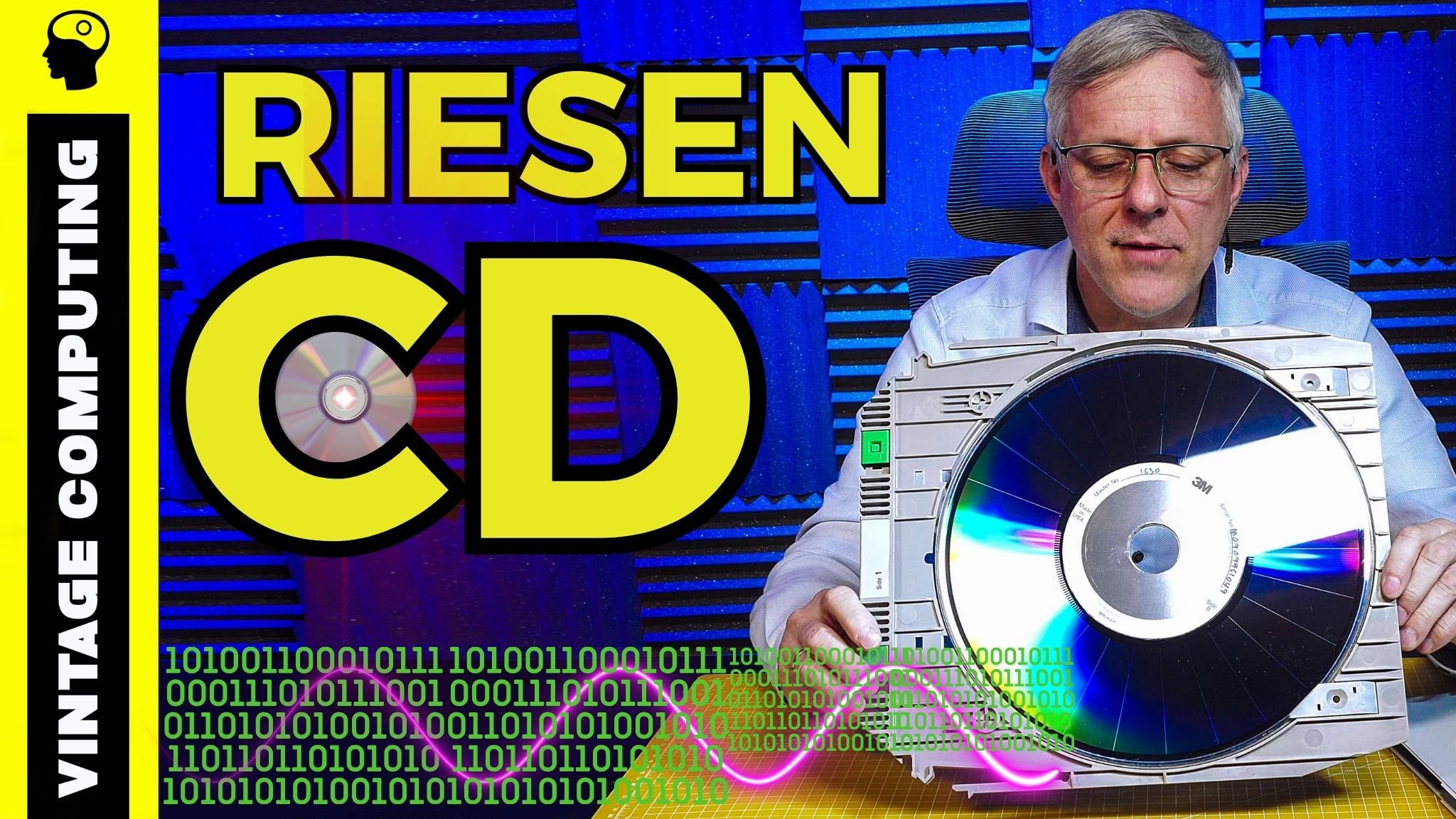 Die GRÖSSTE CD und andere vintage Computer Speichermedien